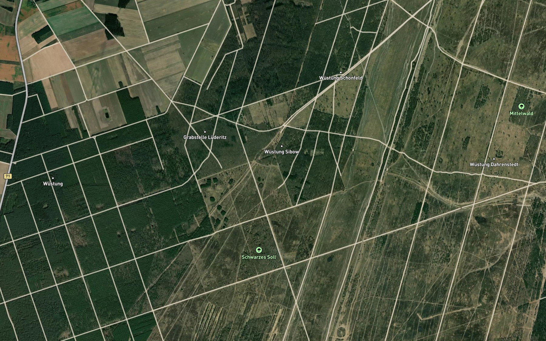 Satellite map of the Sibowsol