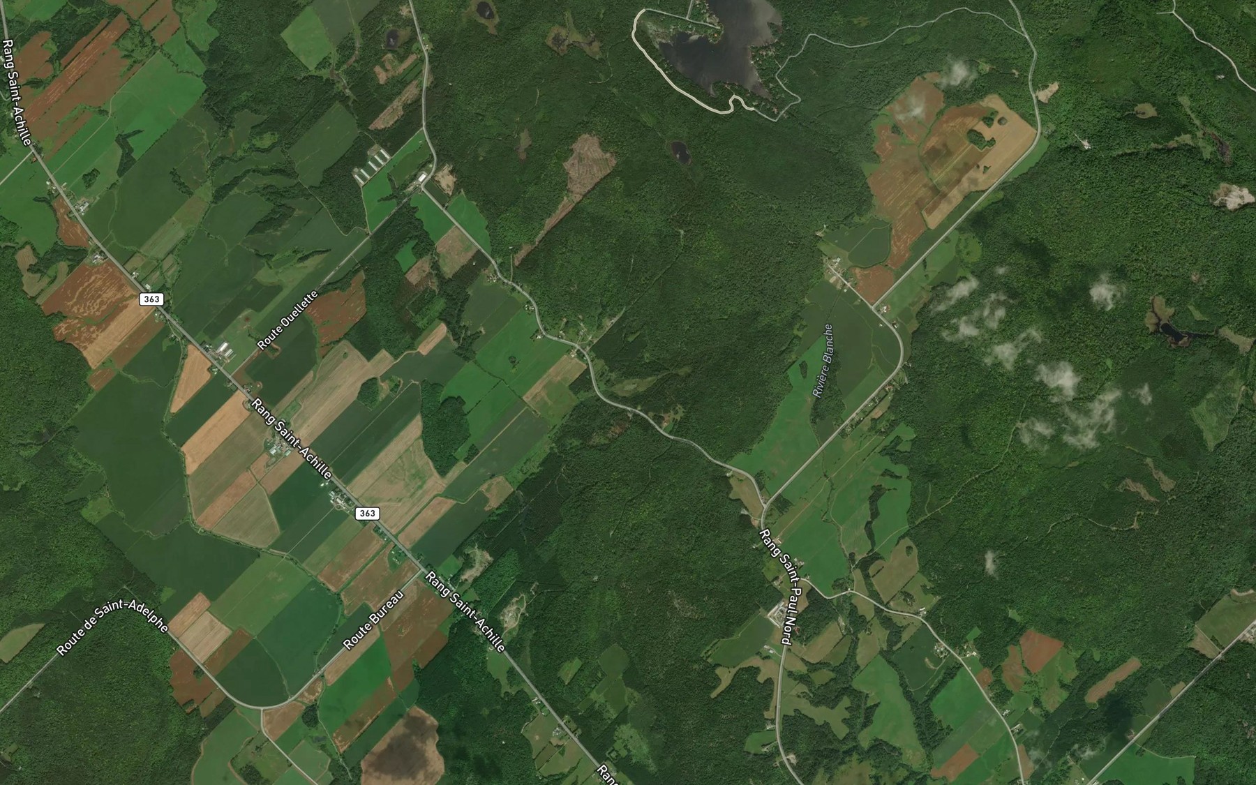 Satellite map of the Lac a Thom