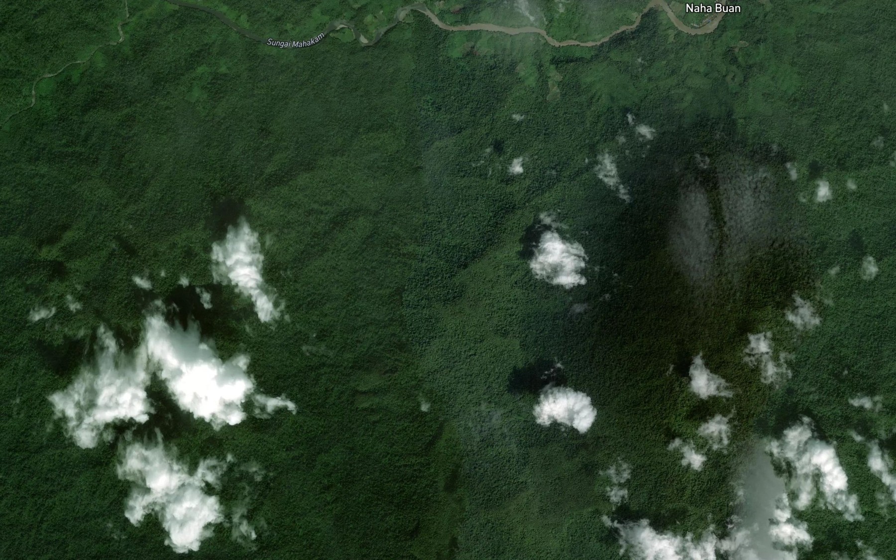 Satellite map of the Sungai Kaso