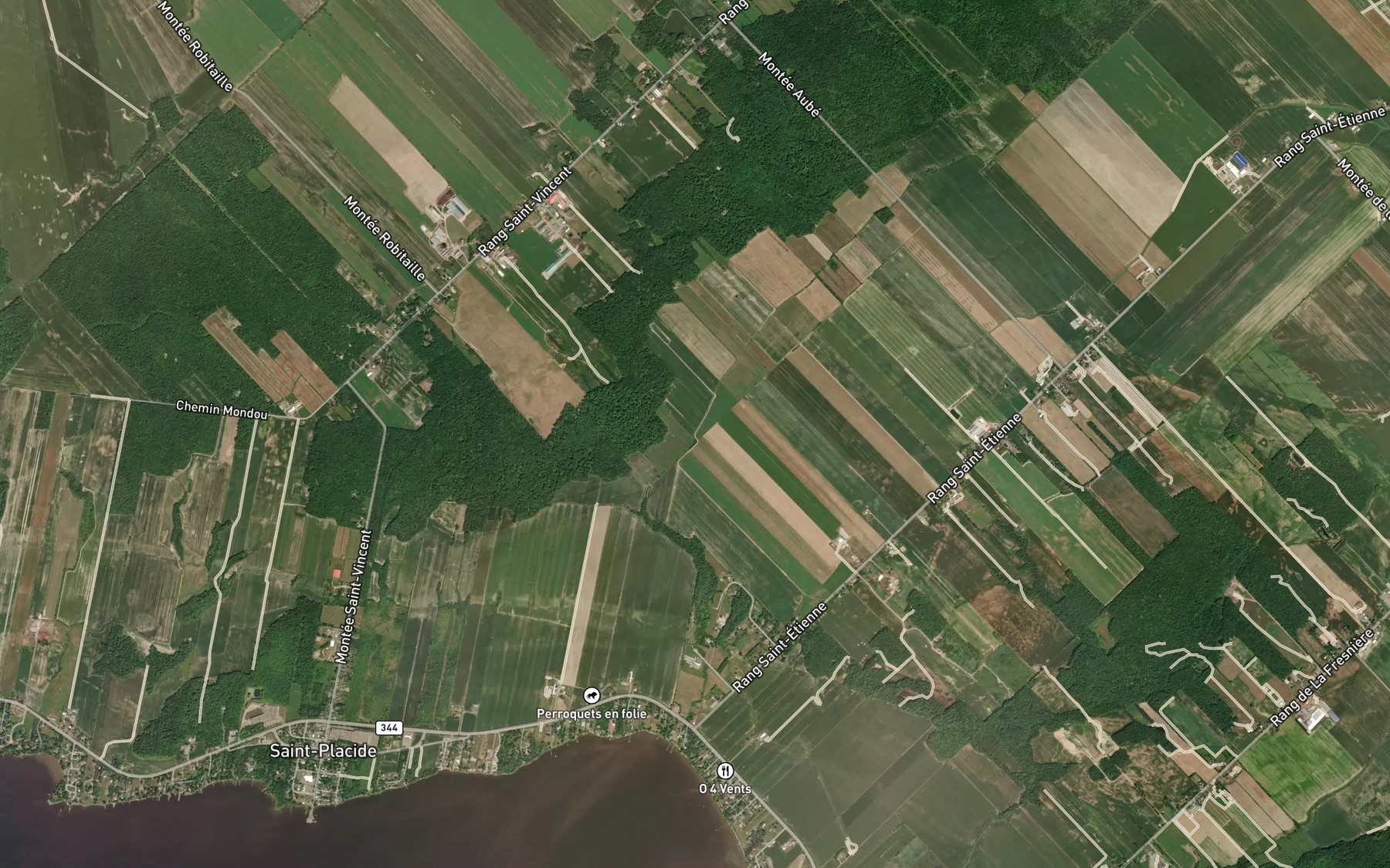 Satellite map of the Cours d'eau Perrier