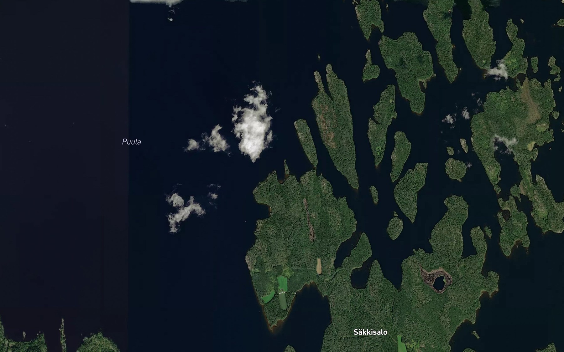 Satellite map of the Pohjoislahti