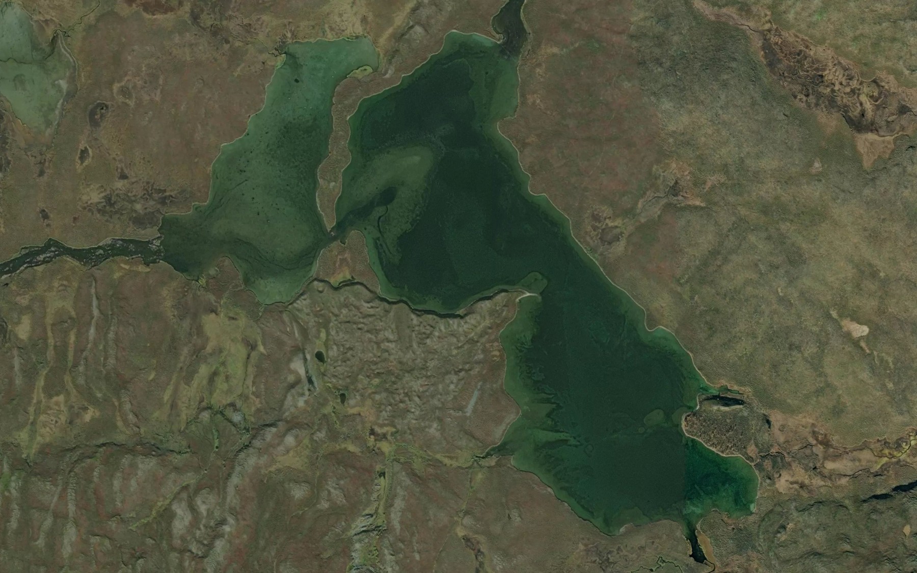 Satellite map of the Naddjetluobbal