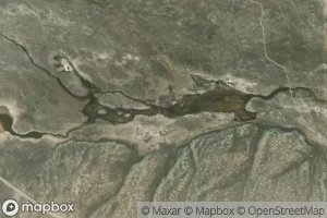 Satellite map of the Barney Creek