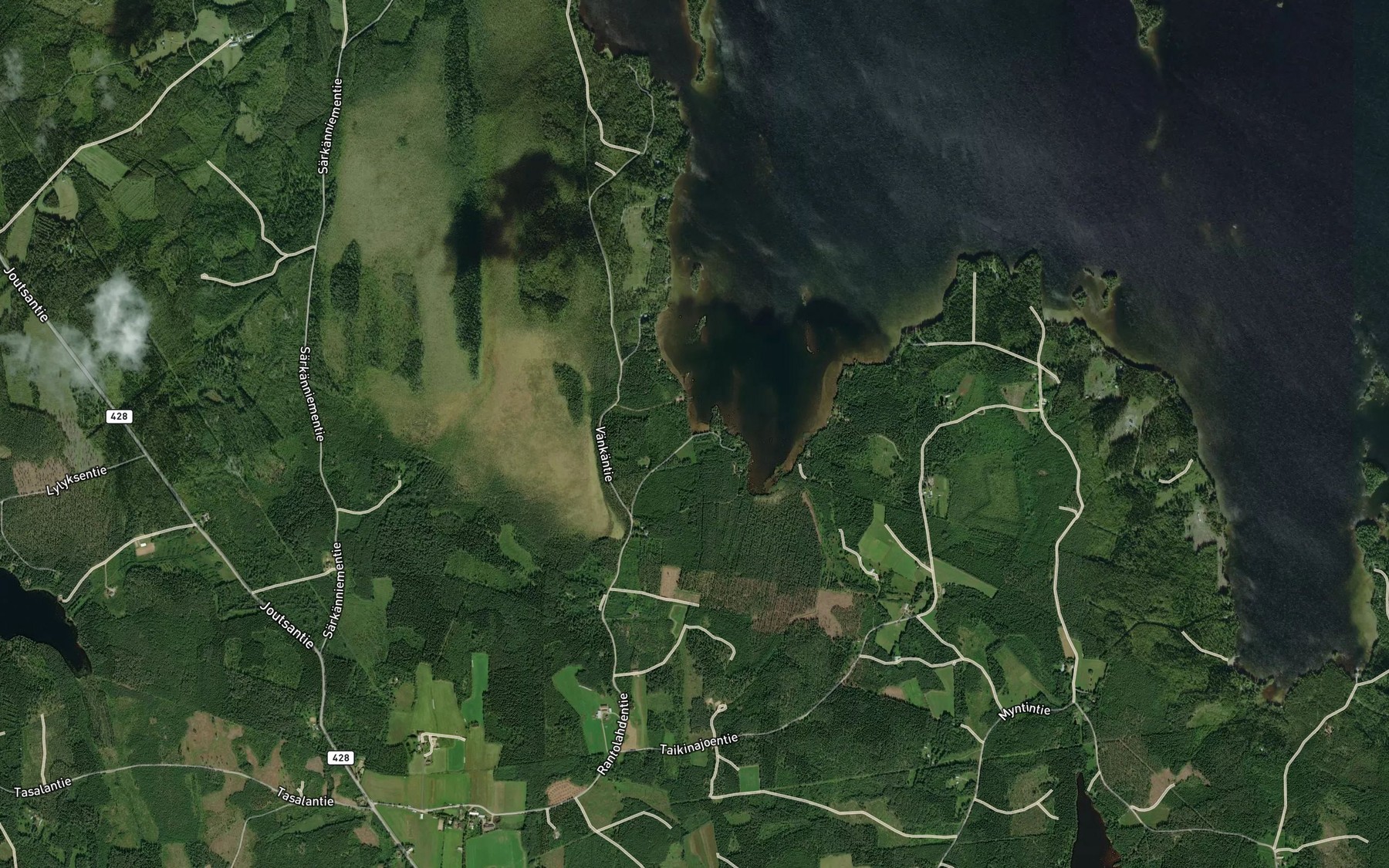 Satellite map of the Vanskanoja