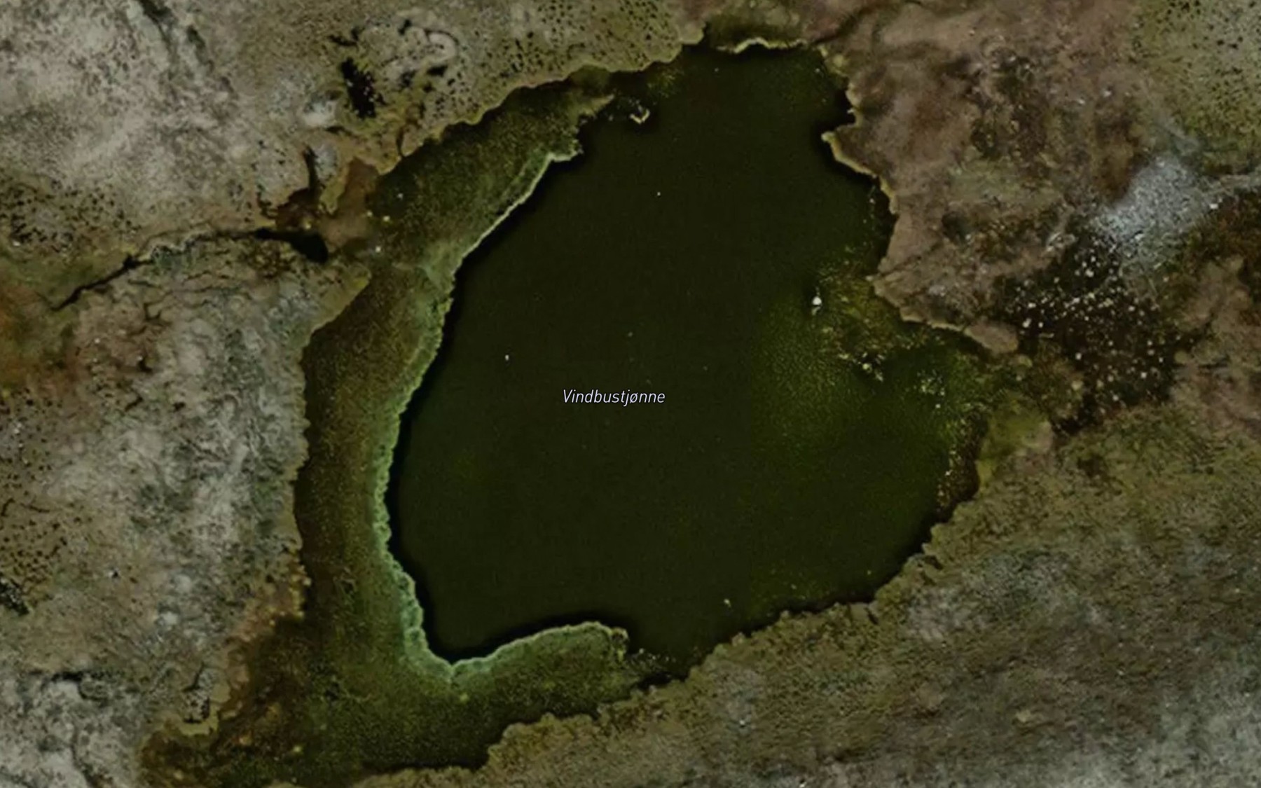 Satellite map of the Vindbustjorni
