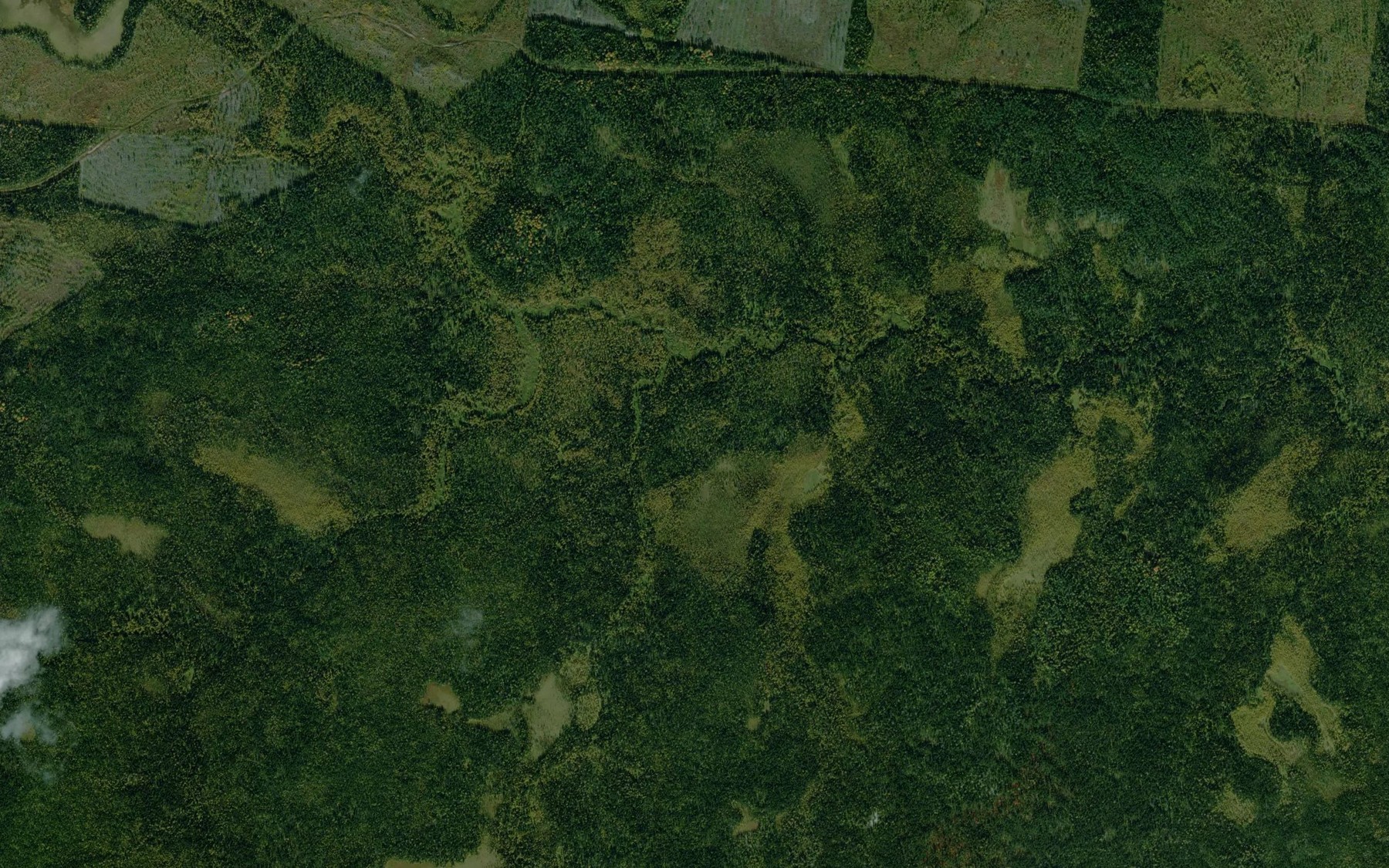 Satellite map of the Gyna