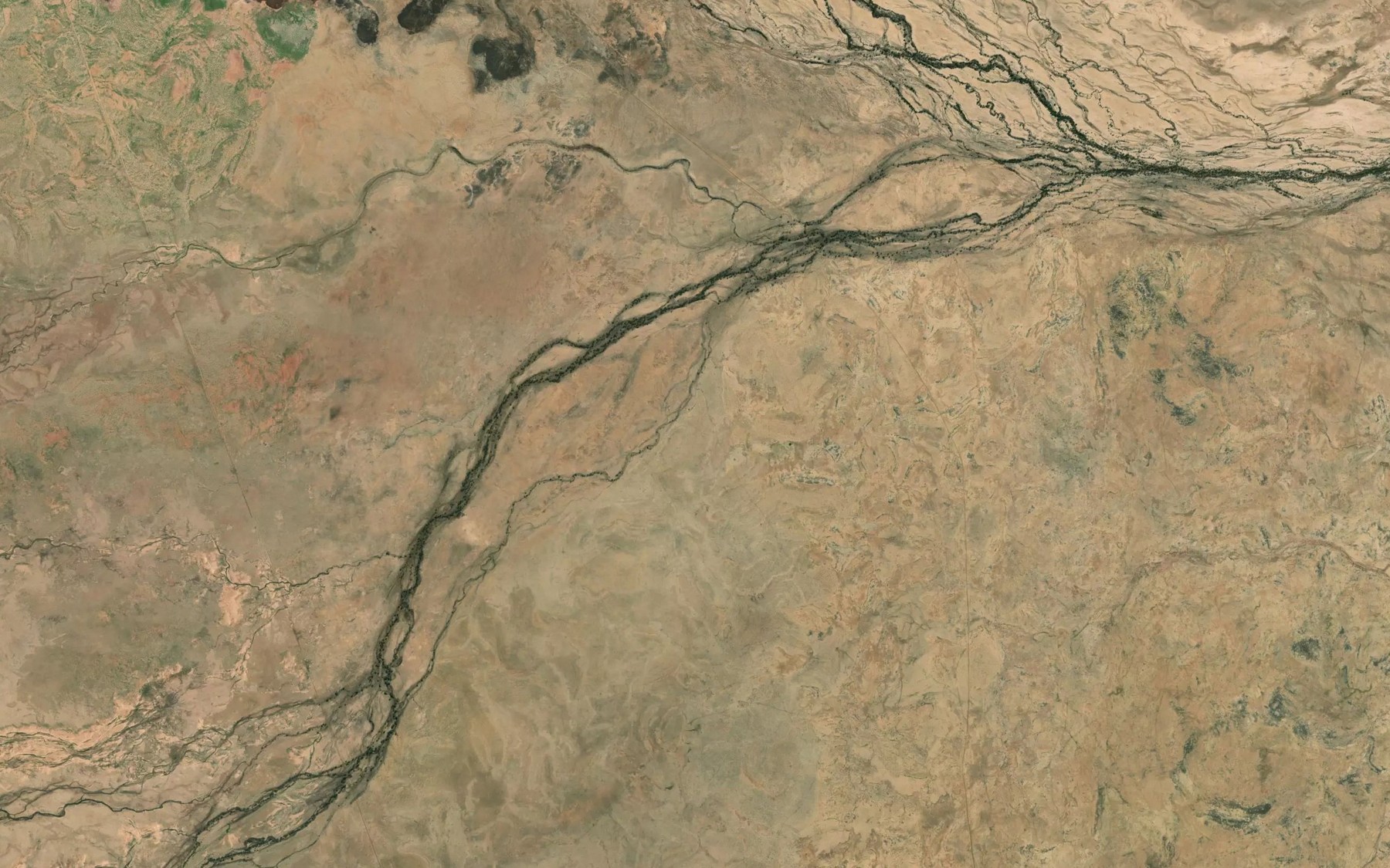 Satellite map of the Malwa Creek