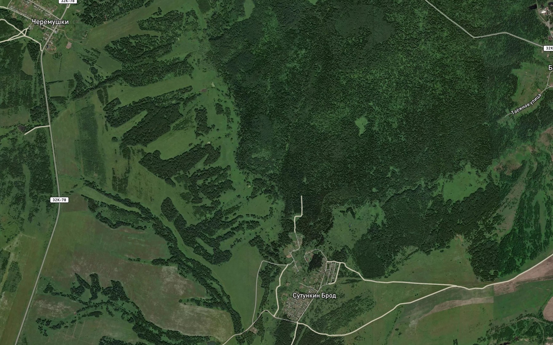 Satellite map of the Bobrovka