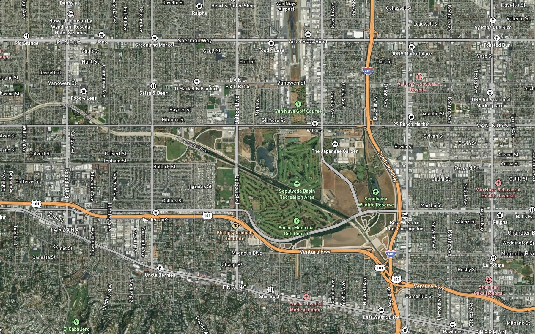 Satellite map of the Spot 3