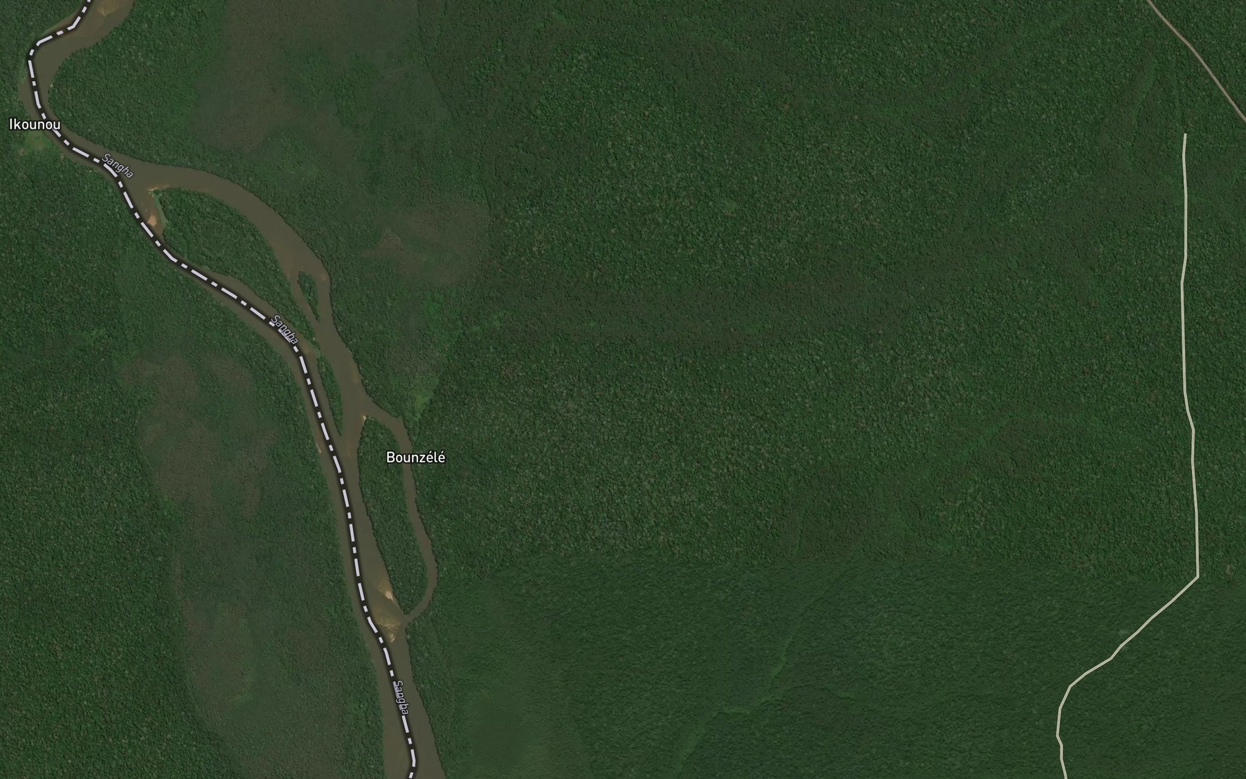 Satellite map of the Modie