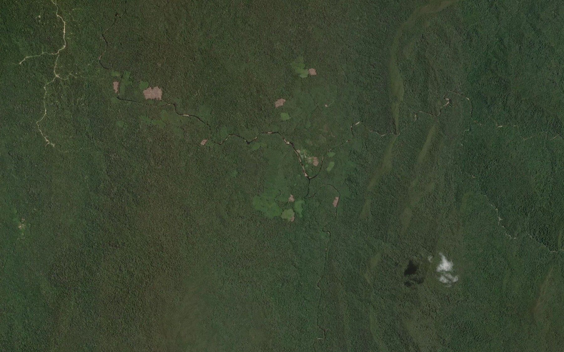 Satellite map of the Sungai Sabai