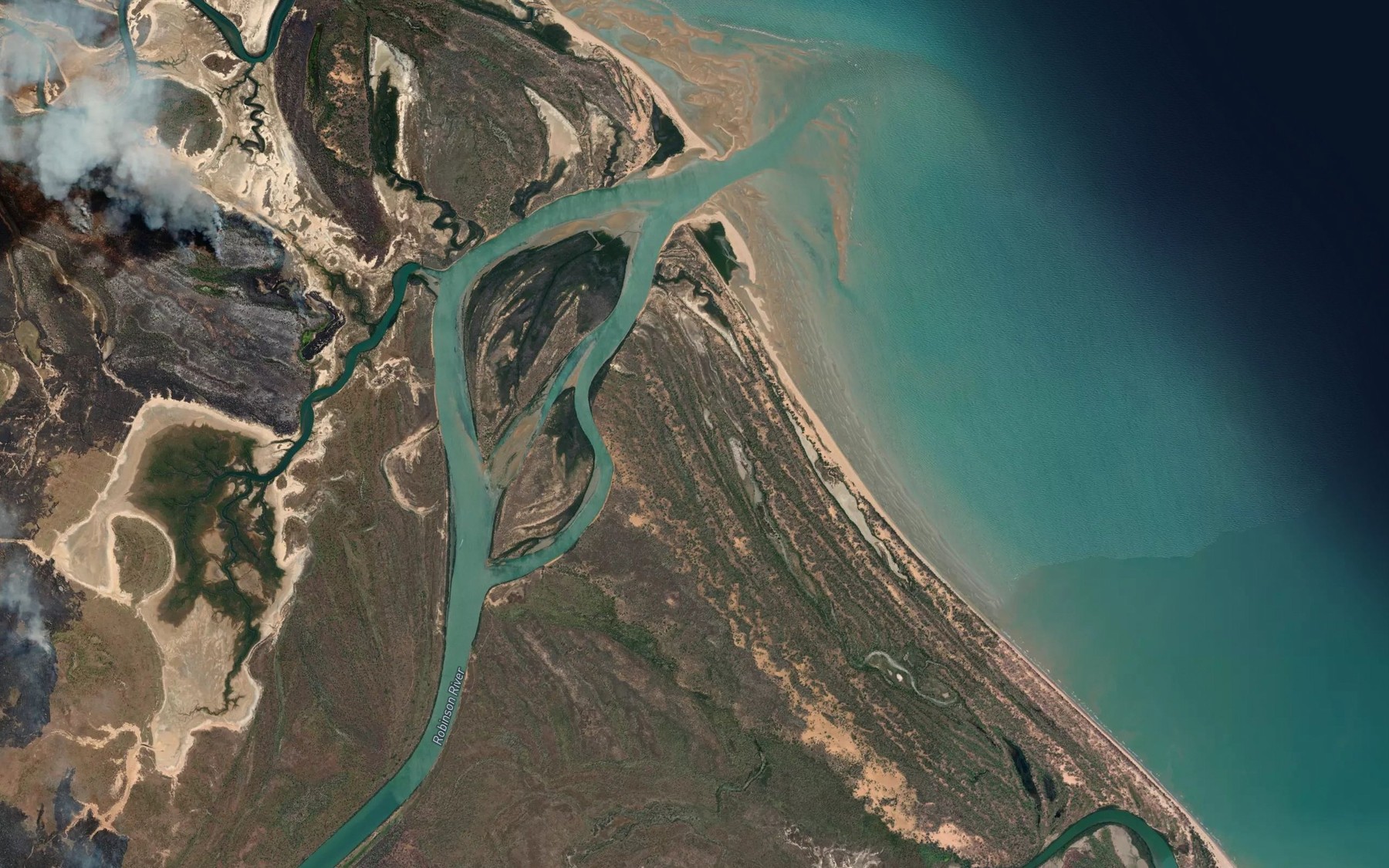 Satellite map of the Robinson River