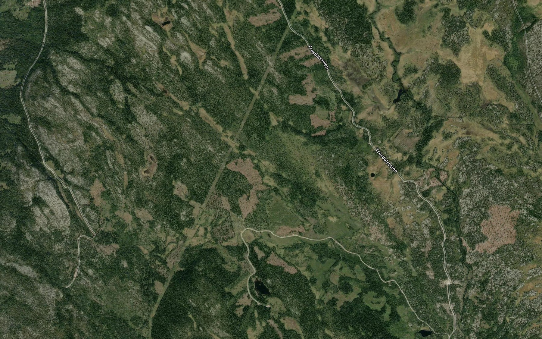 Satellite map of the Bjonnskarbekken
