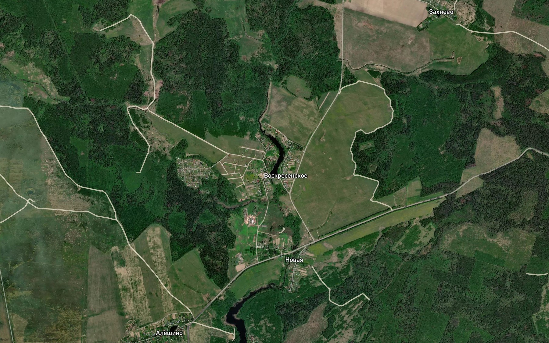 Satellite map of the Pal'na