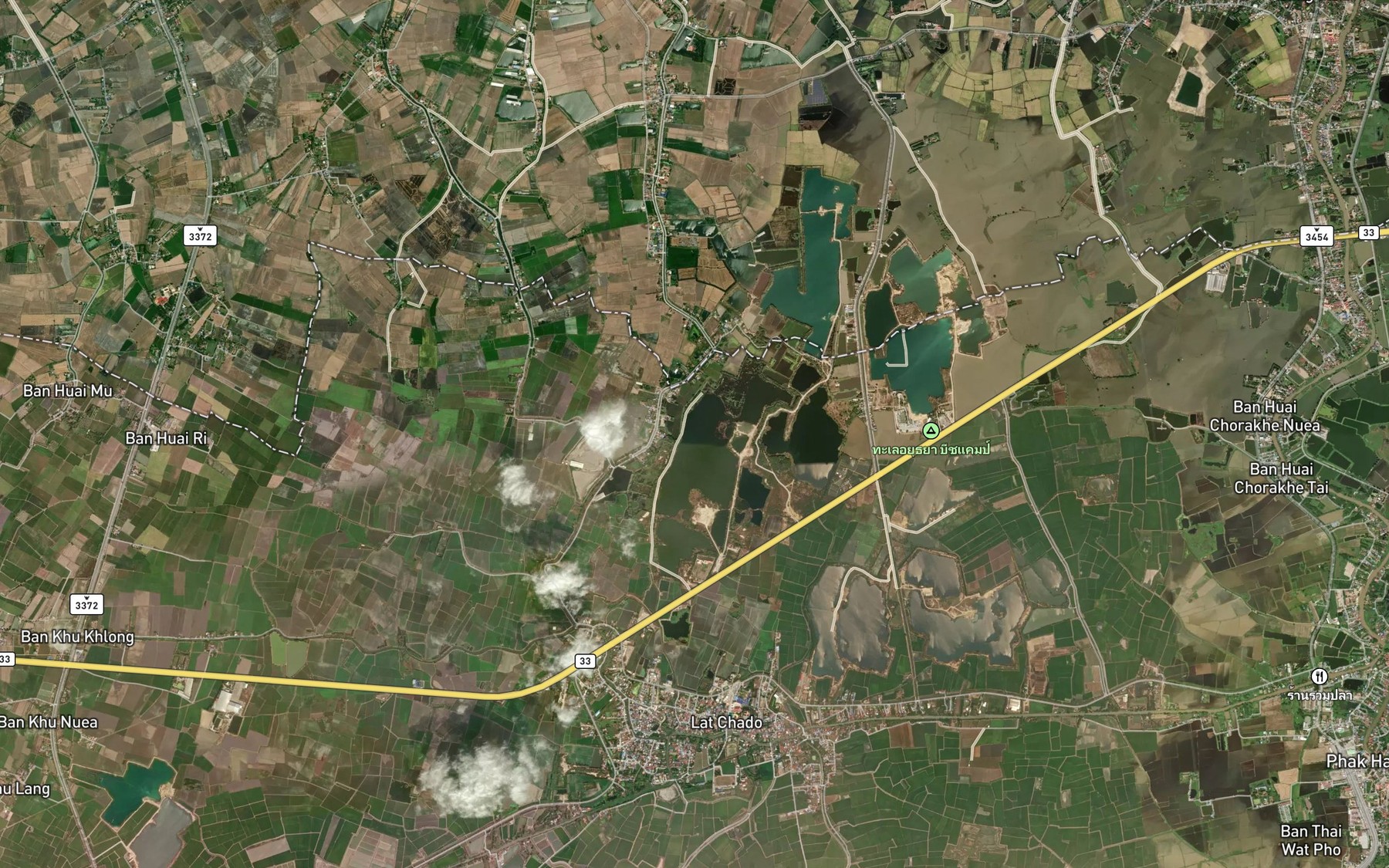 Satellite map of the Khlong Phun