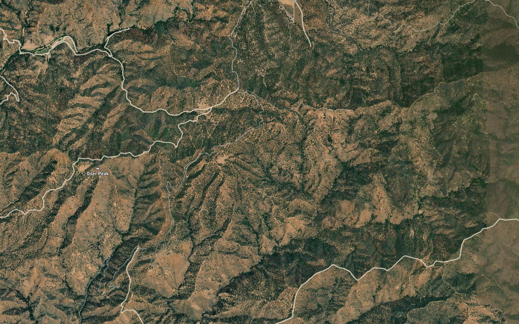 Satellite map of the Dougherty Spring