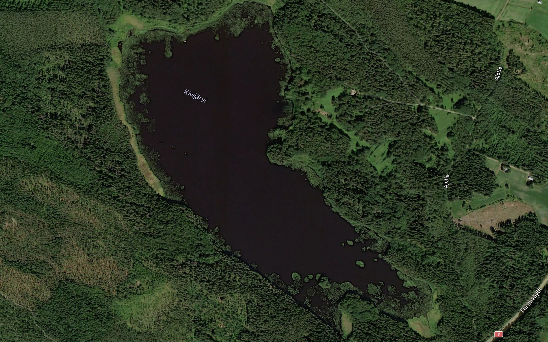 Satellite map of the Kivijarvi