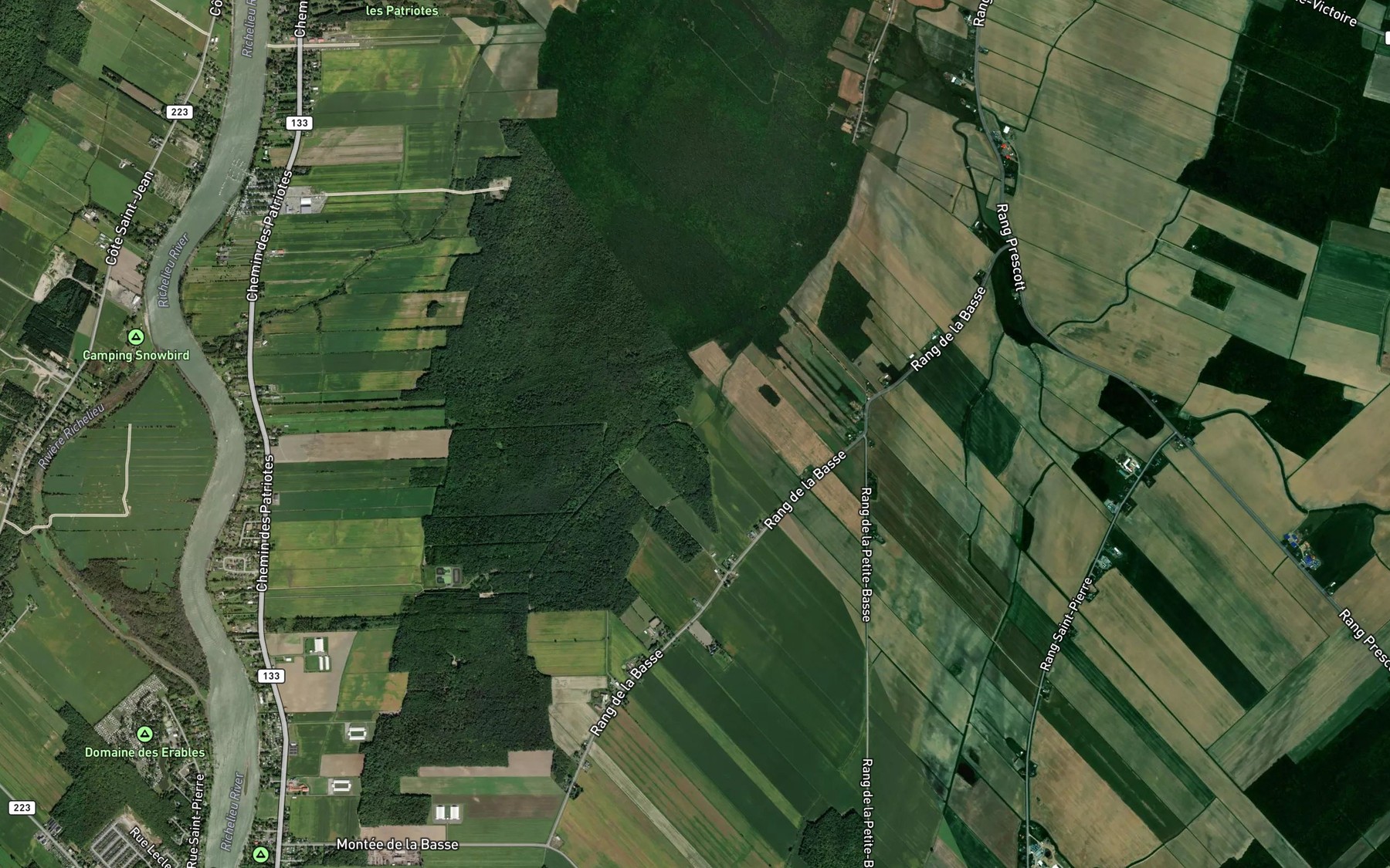 Satellite map of the Decharge des Arpin
