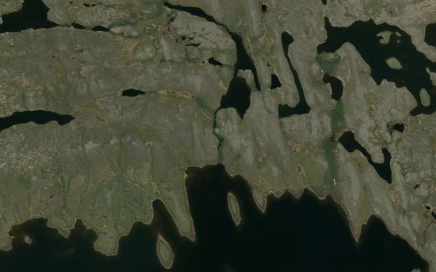 Satellite map of the Richard Rapids