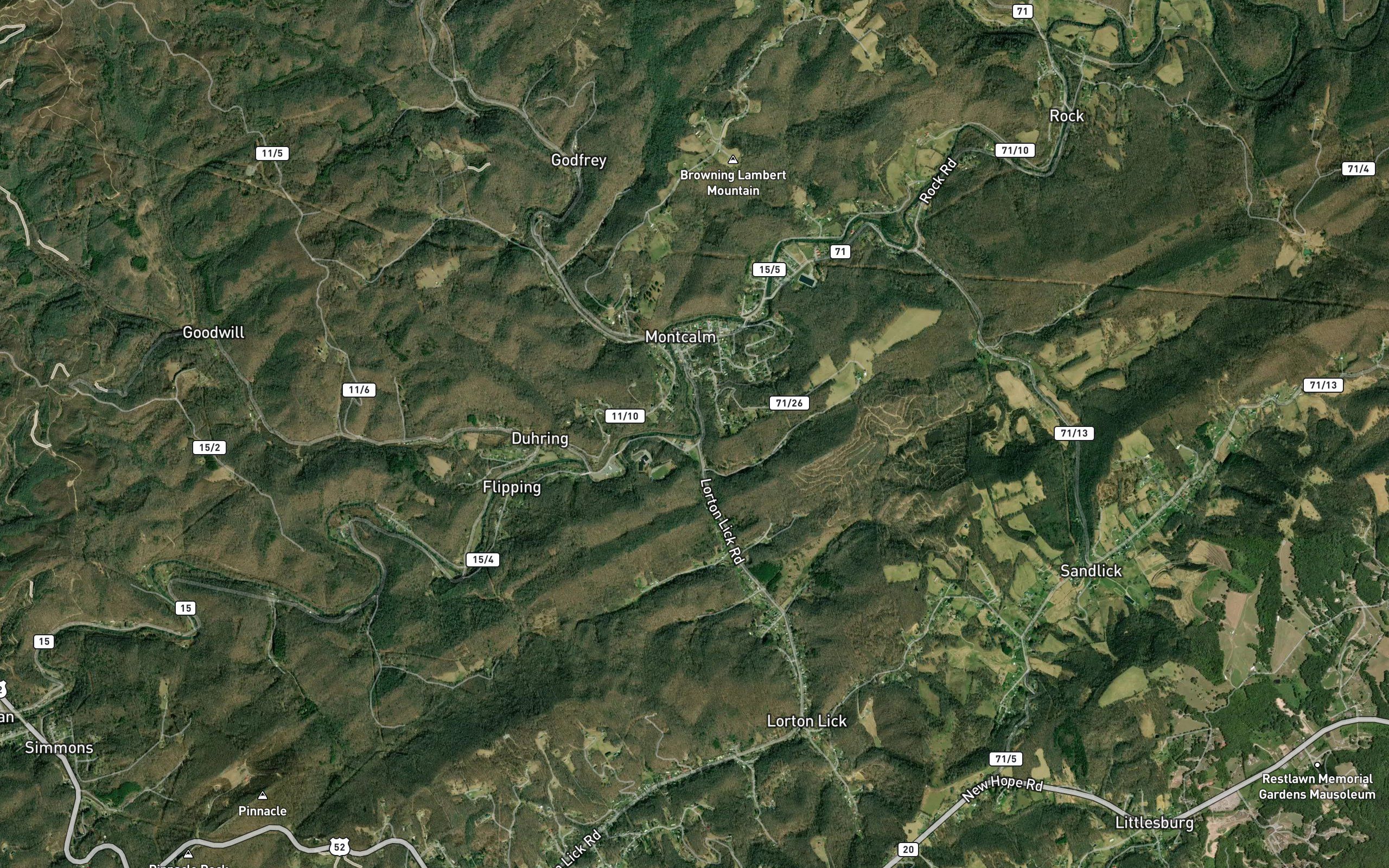 Lorton Lick Creek