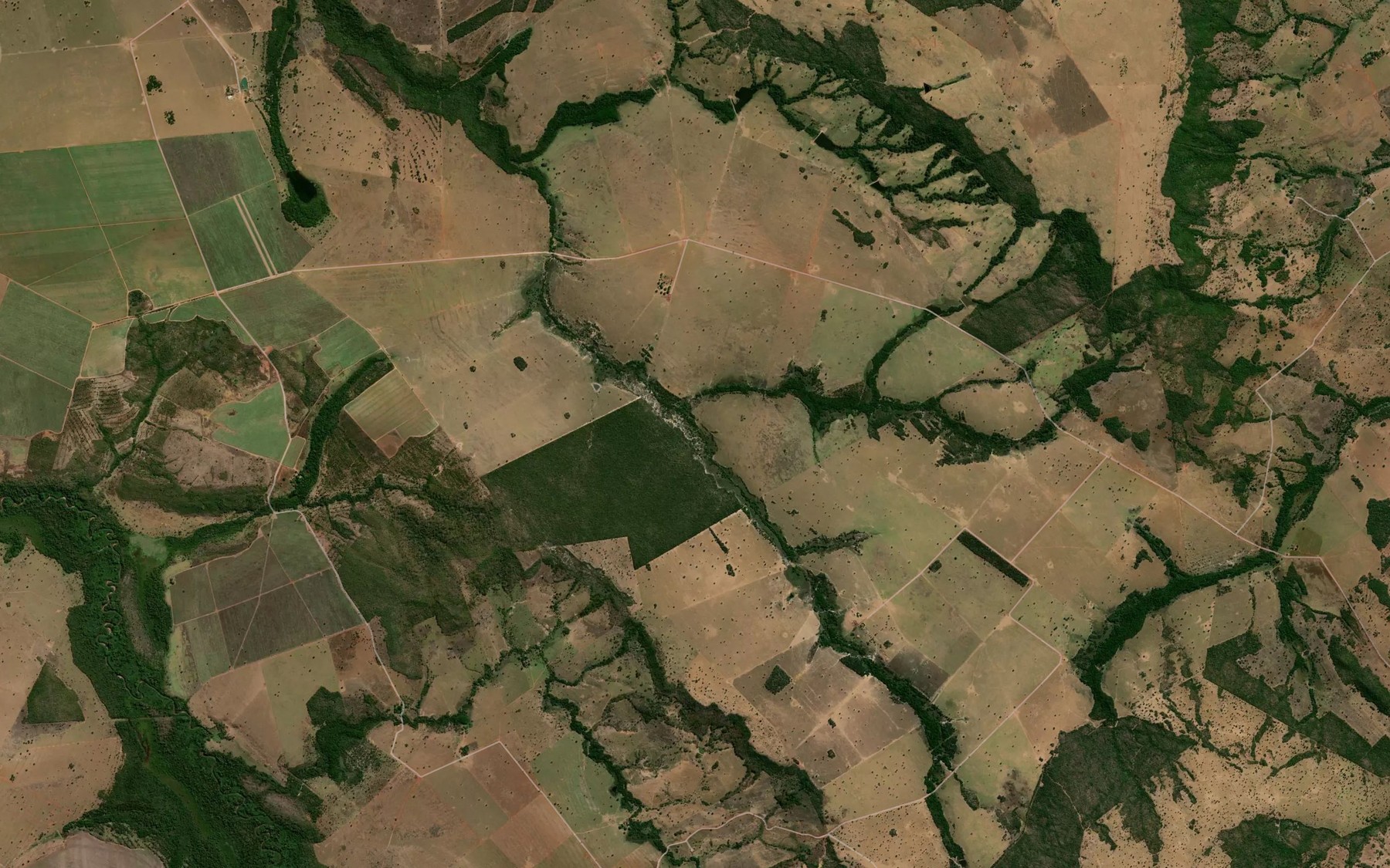 Satellite map of the Corrego Boa Vereda