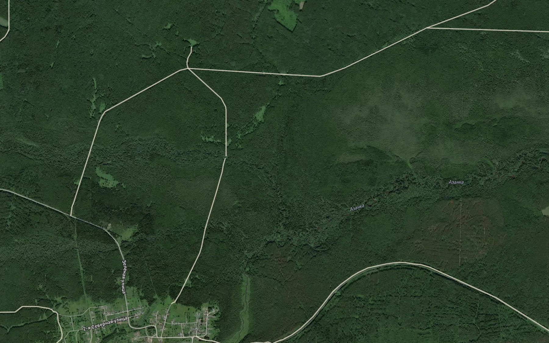 Satellite map of the Chernushka