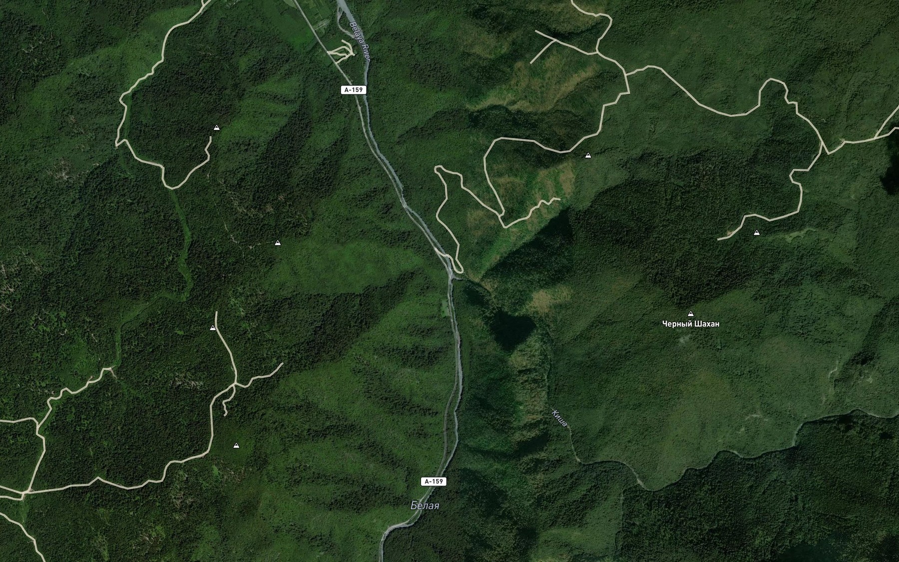 Satellite map of the Kisha