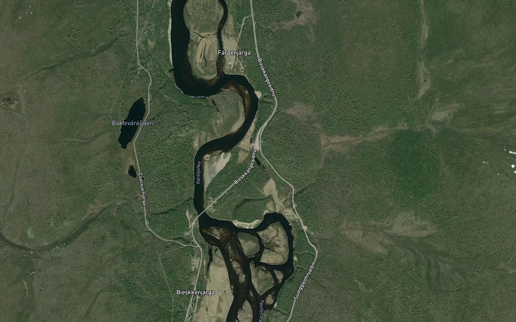 Satellite map of the Sattoladdot