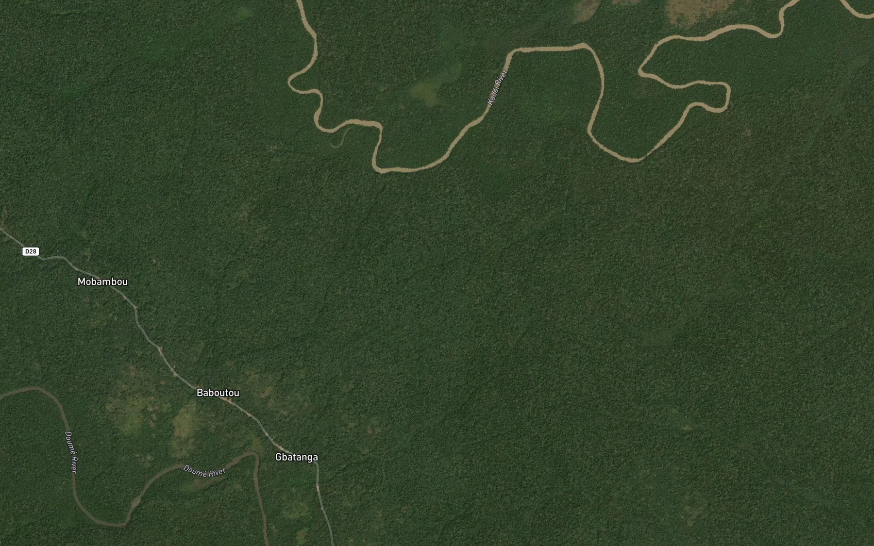 Satellite map of the Bako