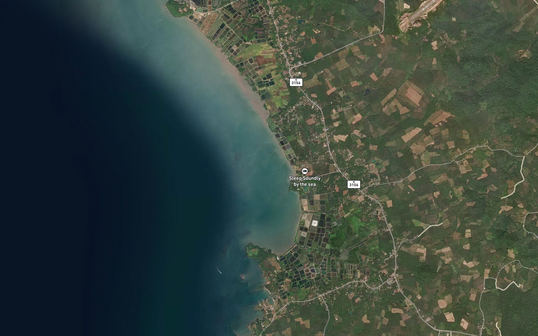 Satellite map of the Ao Chek O