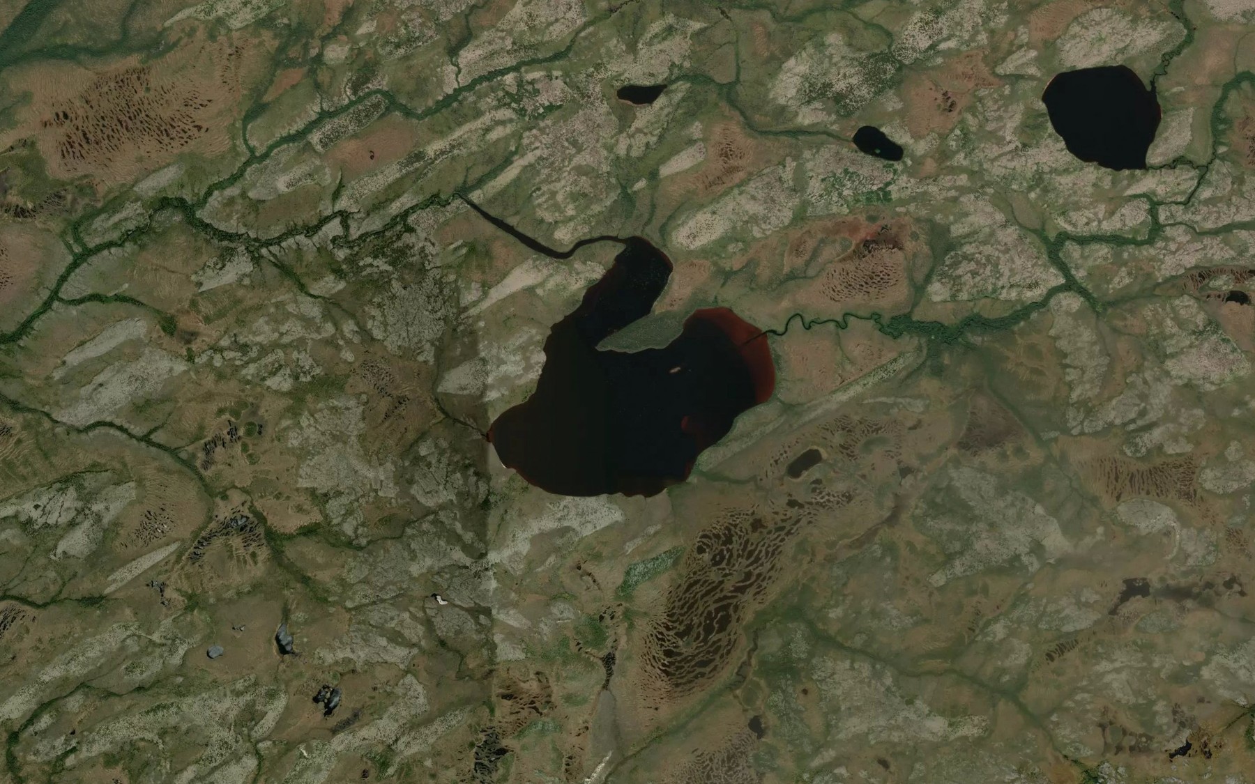Satellite map of the Lac Umataha