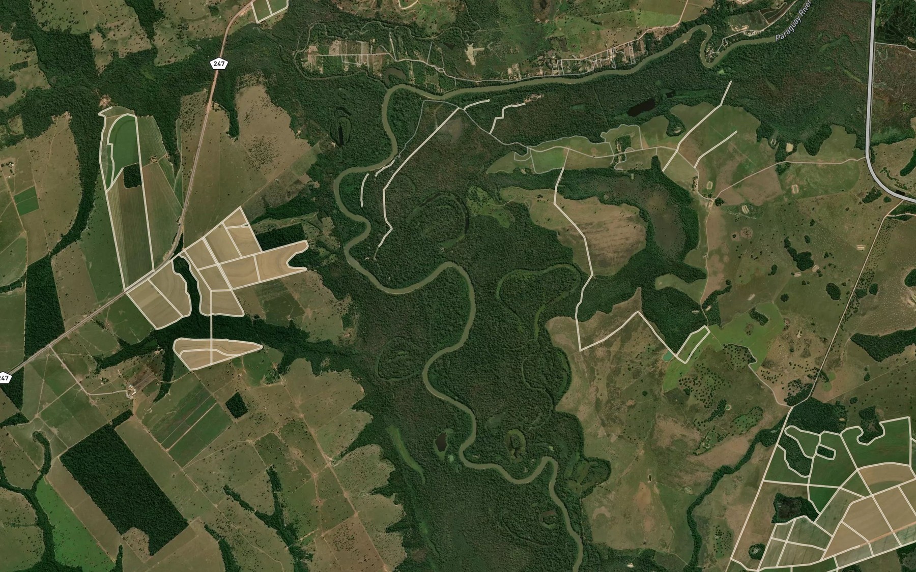 Satellite map of the Corredeira das Congas
