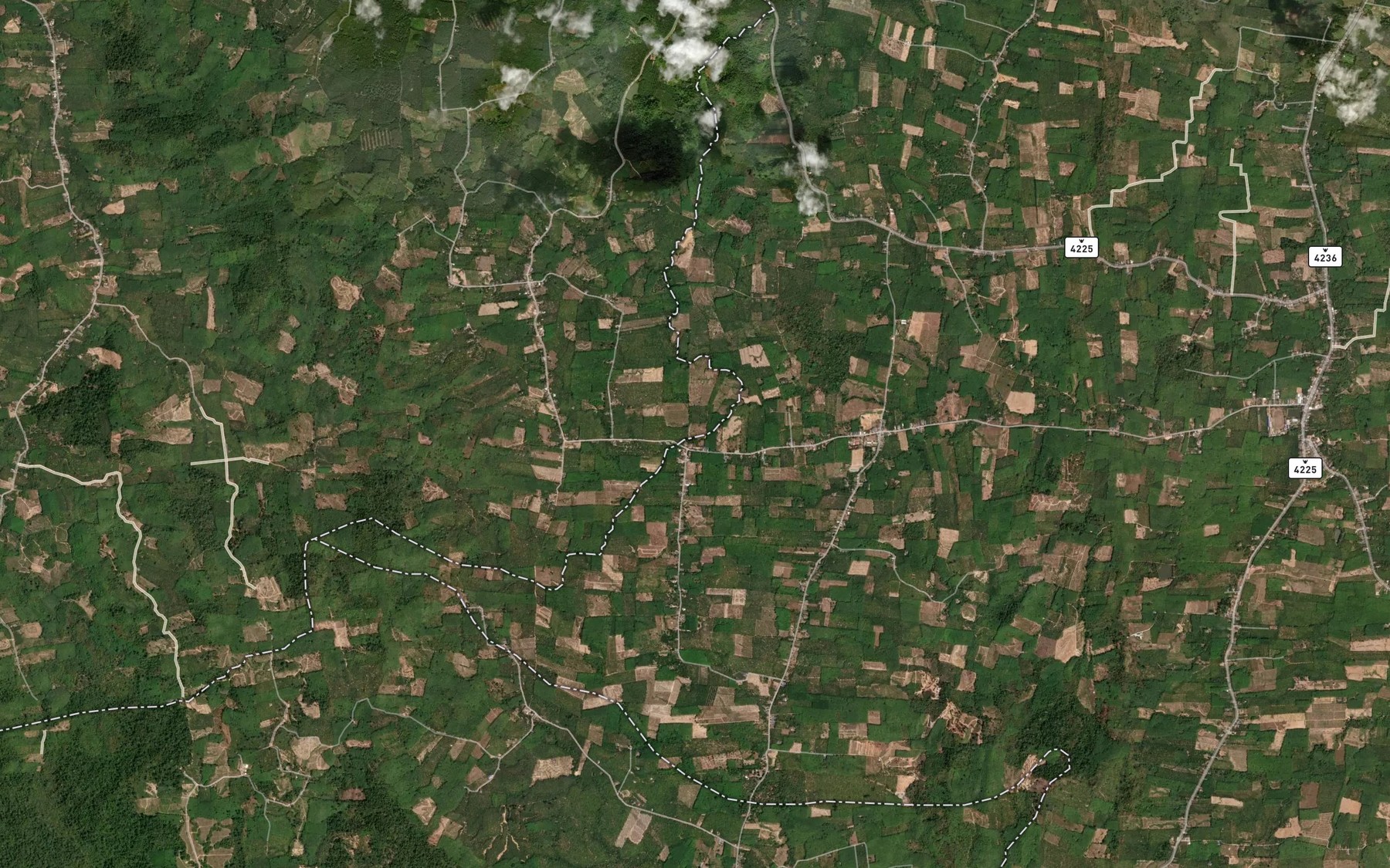 Satellite map of the Khlong Yan Saba