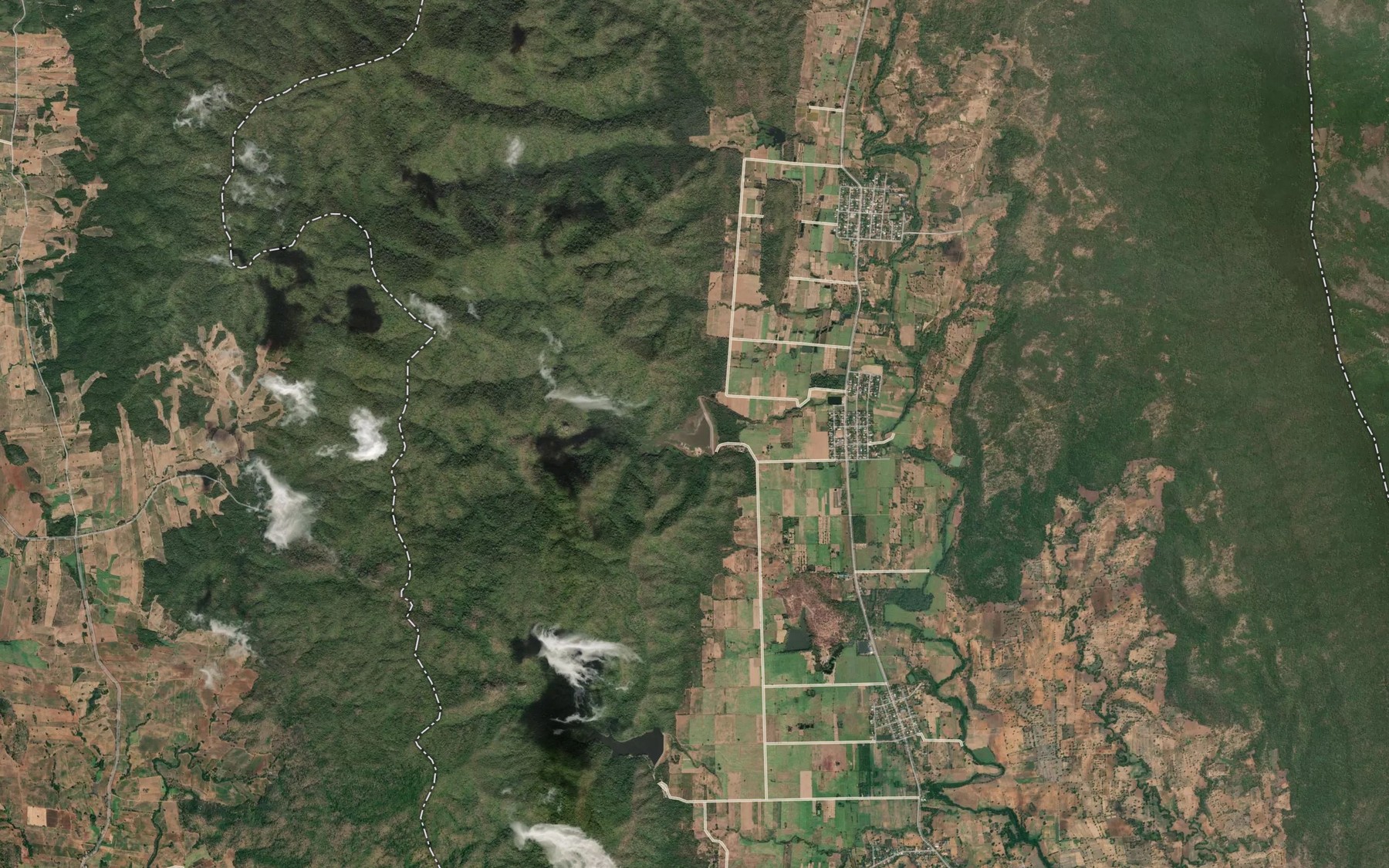 Satellite map of the Ang Kep Nam Huai Sida