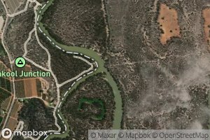 Satellite map of the Wakool River