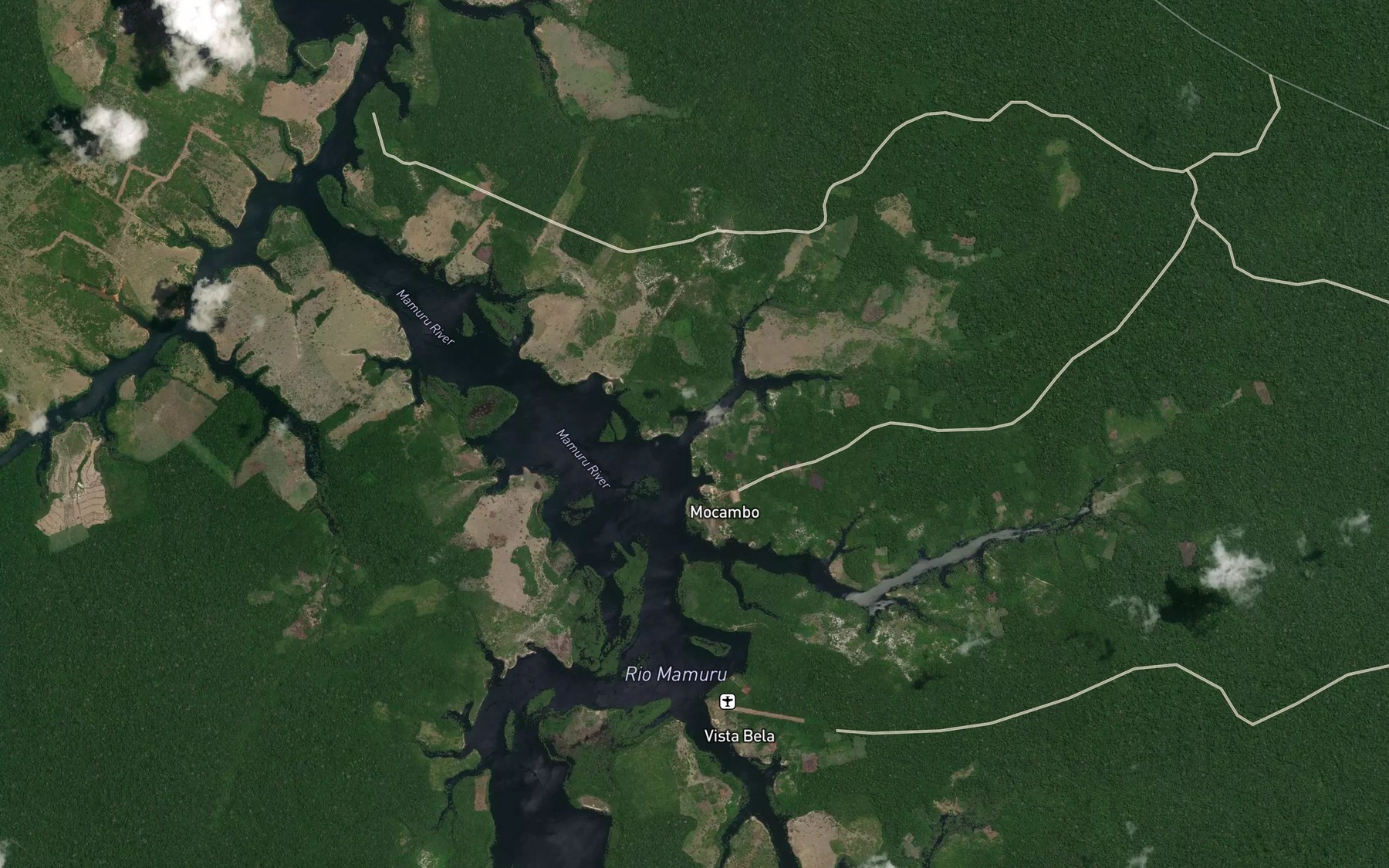 Satellite map of the Cabeceira do Pilao