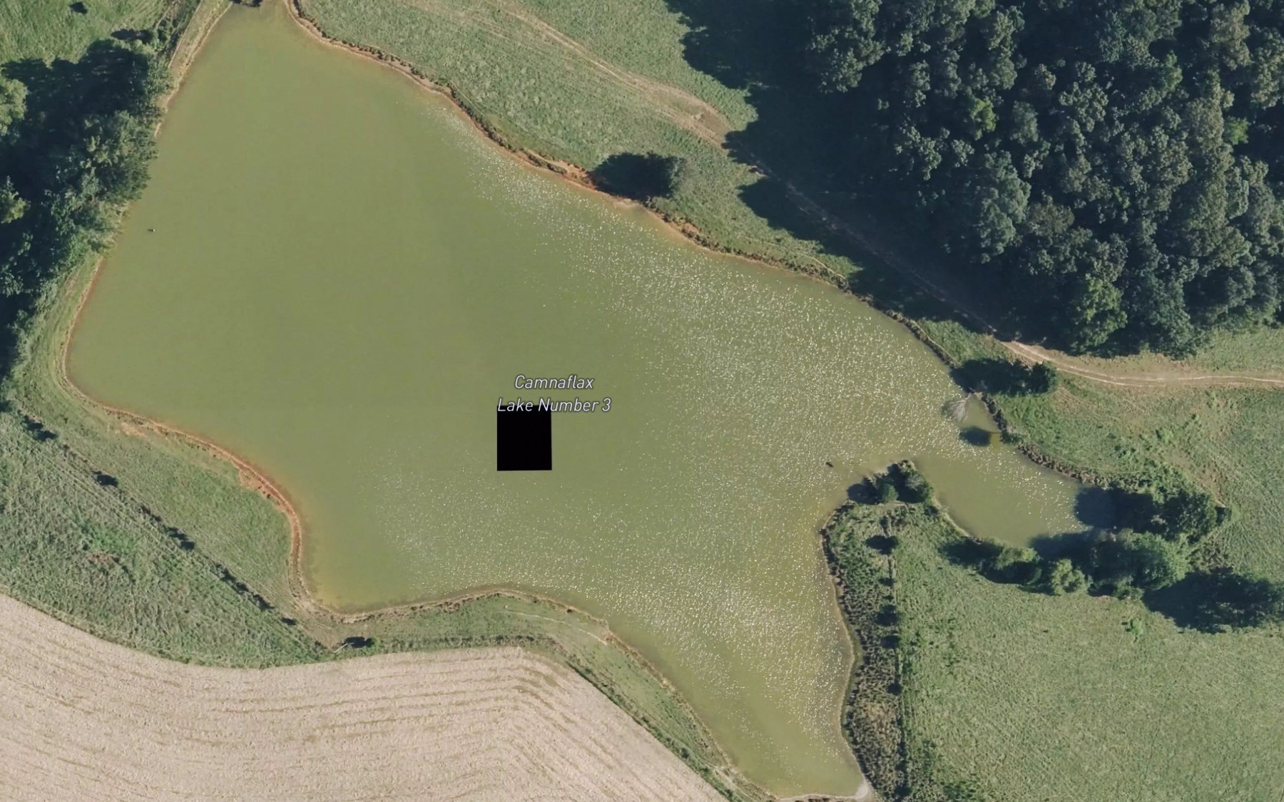 Satellite map of the Camnaflax Lake Number 3