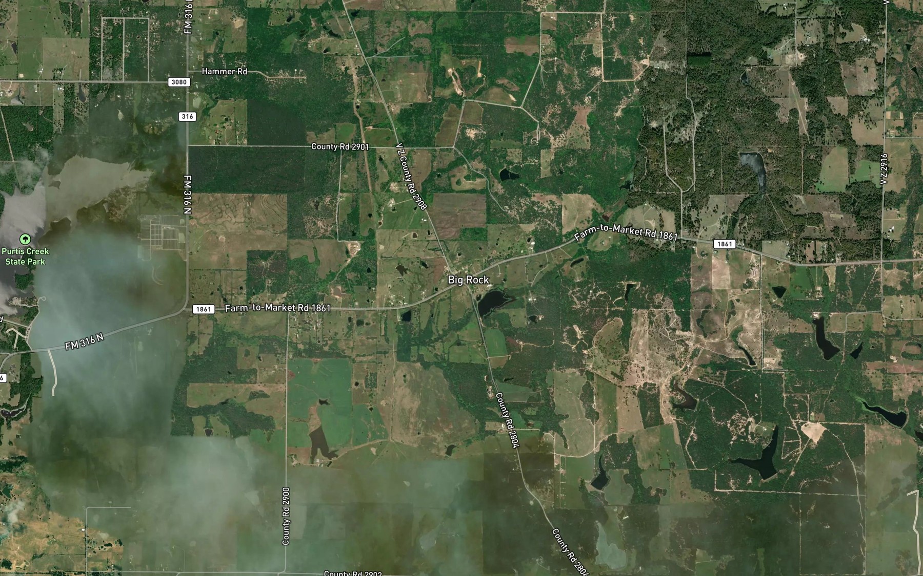 Satellite map of the Roher Springs