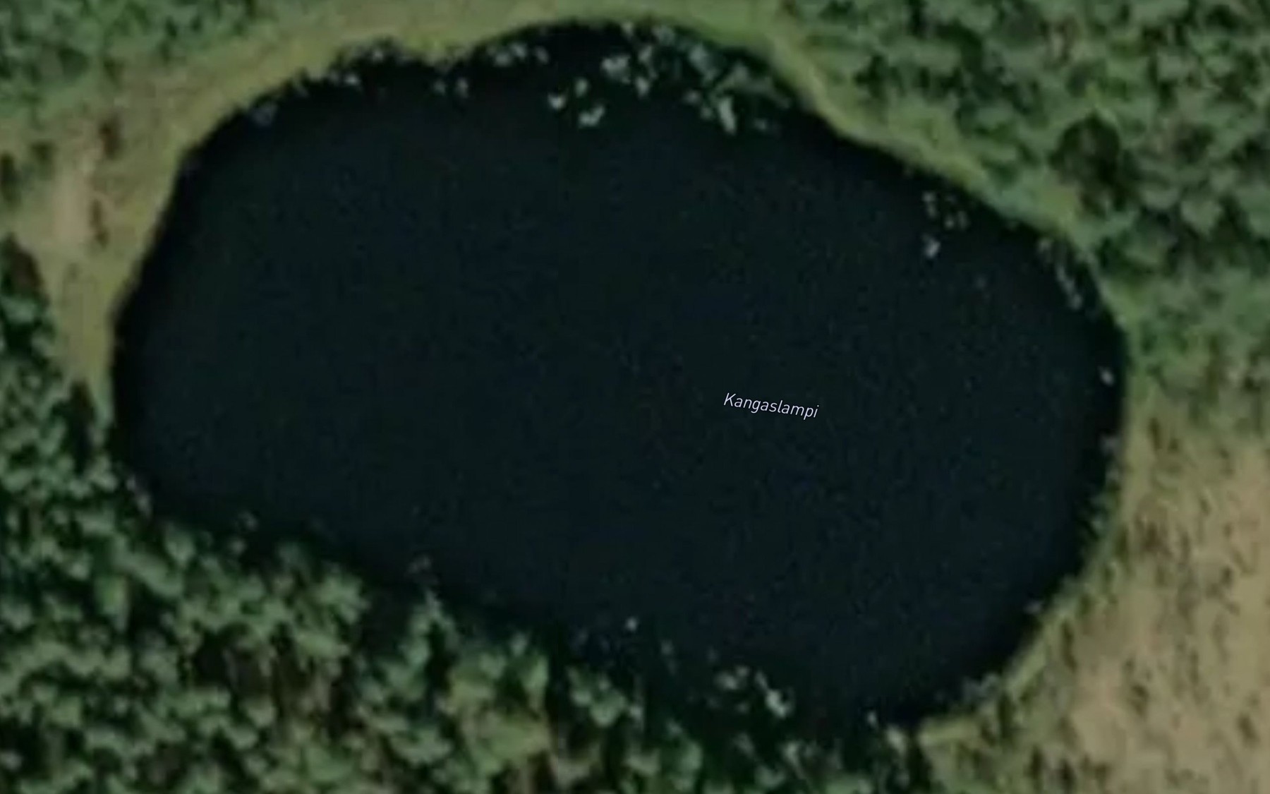 Satellite map of the Kangaslampi