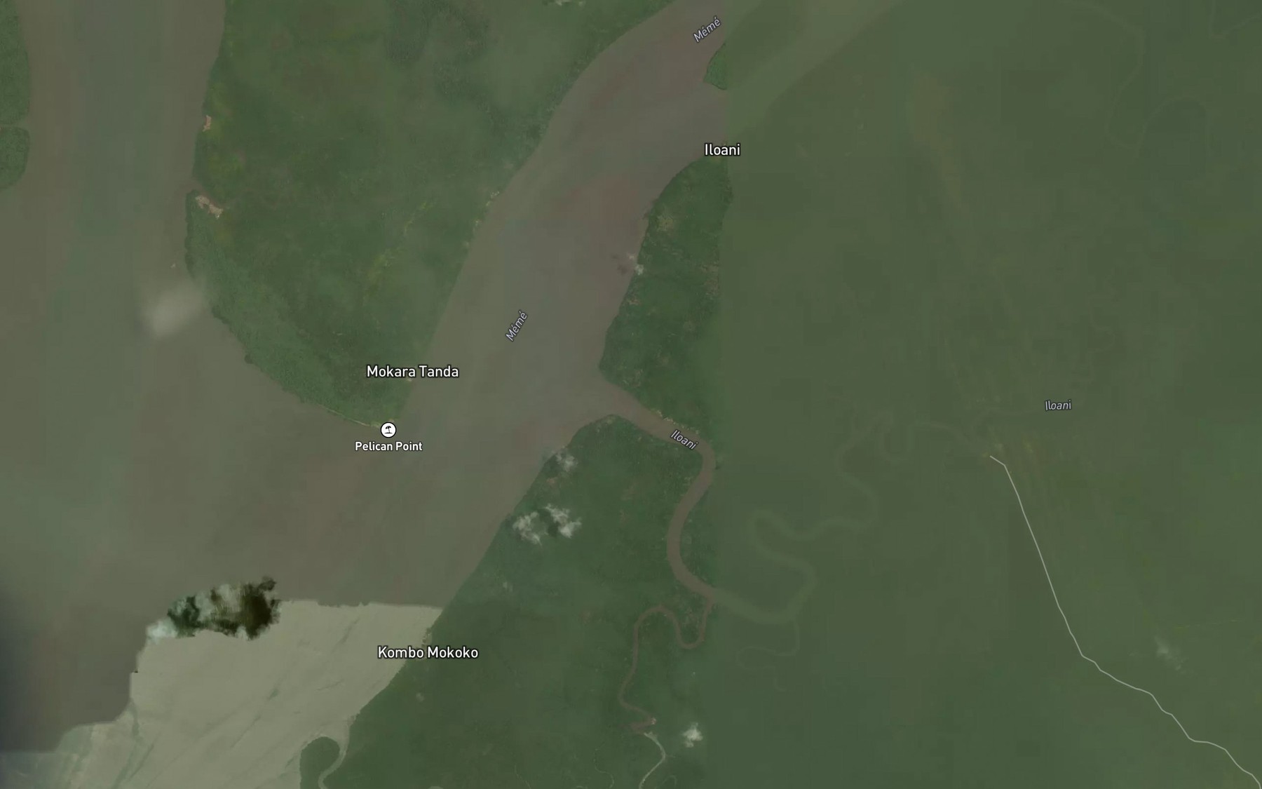 Satellite map of the Iloani