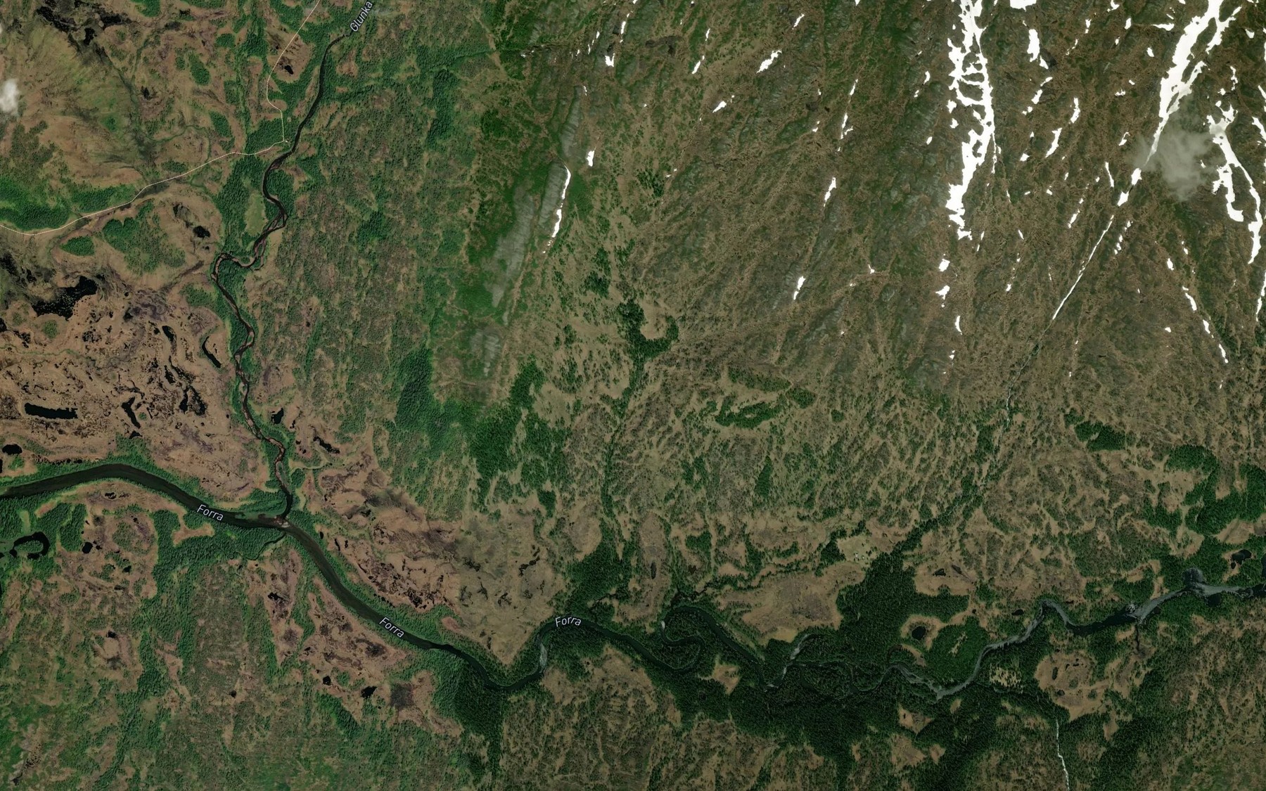 Satellite map of the Storsteinbekken