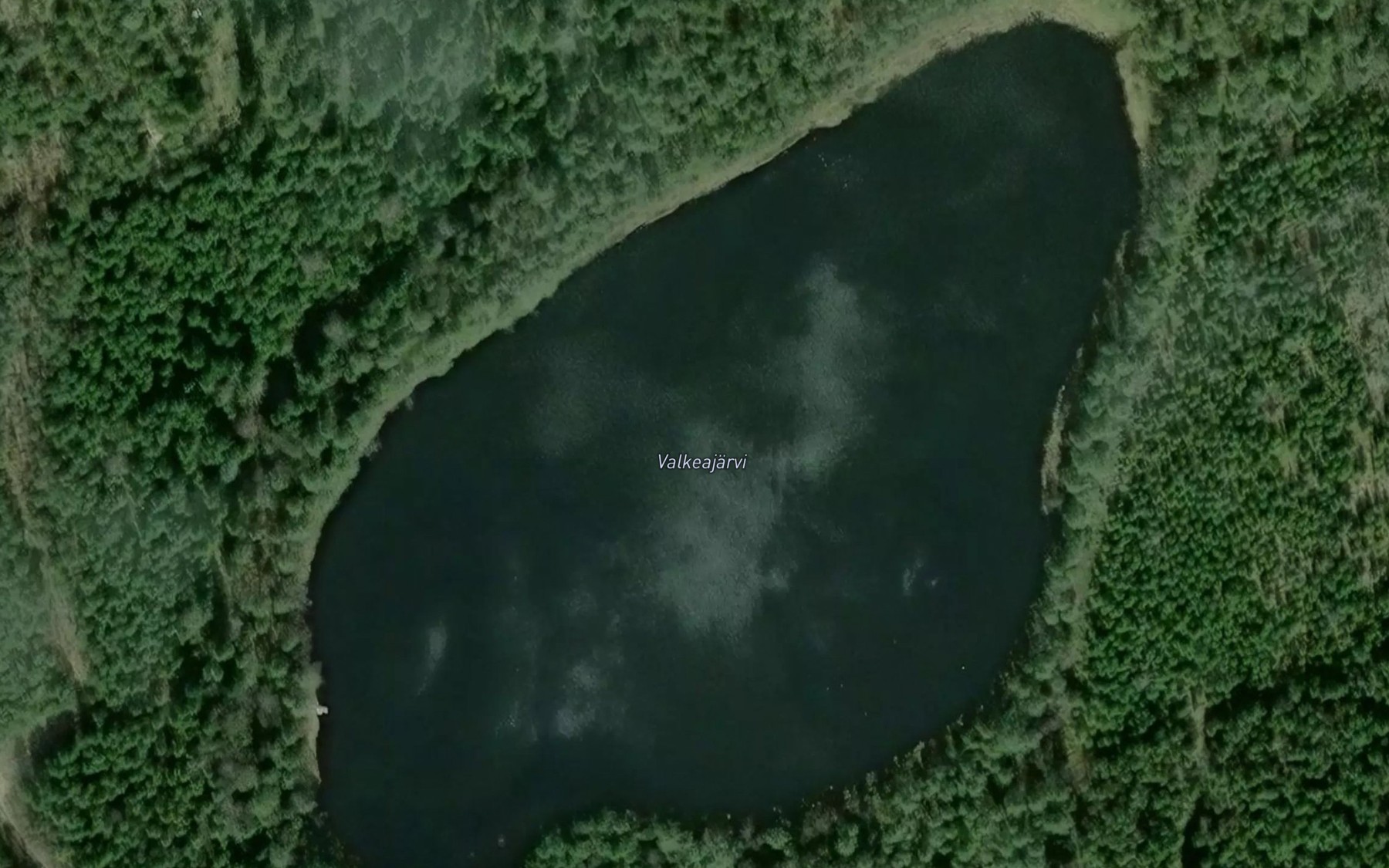 Satellite map of the Valkeajarvi