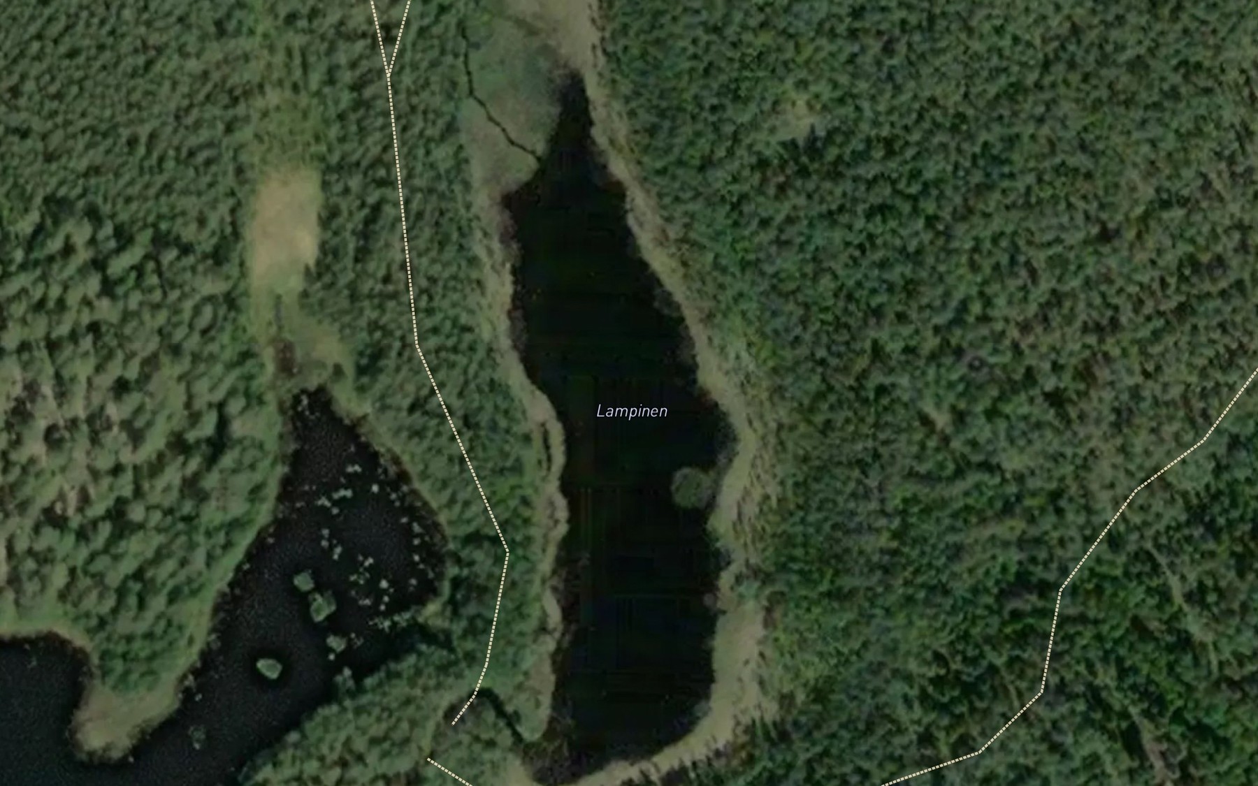 Satellite map of the Lampinen