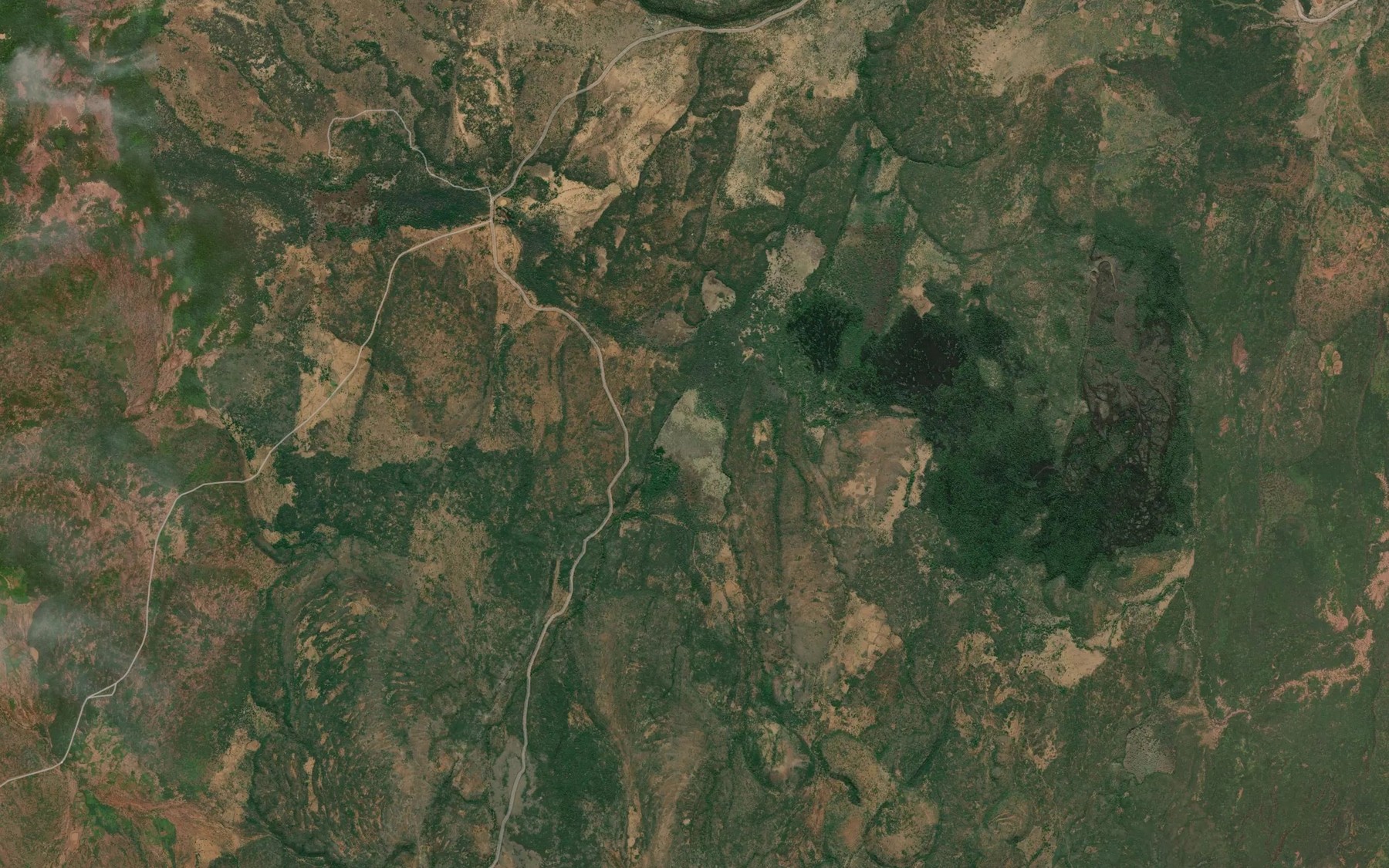Satellite map of the Lake Tilam