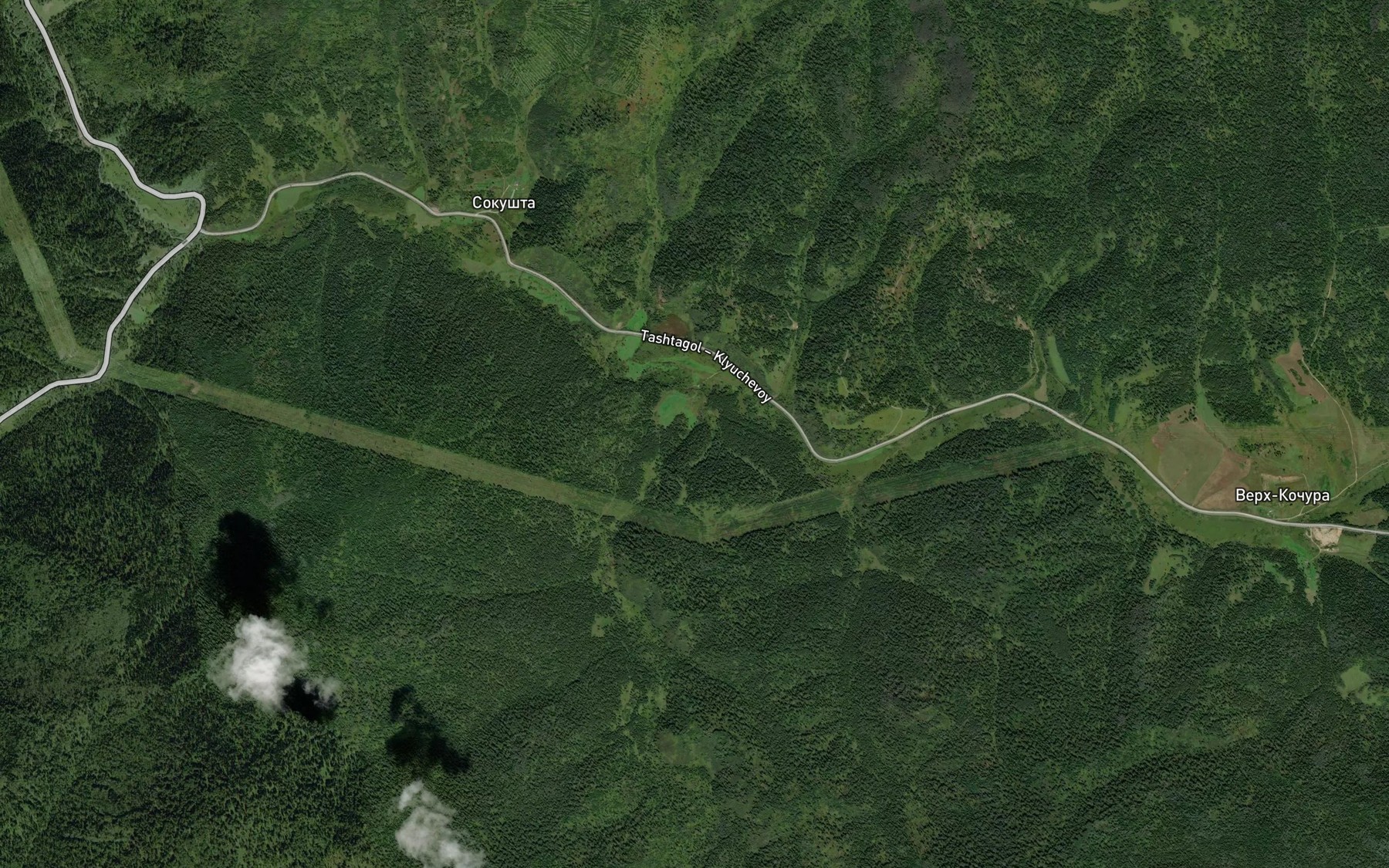 Satellite map of the Kichisu