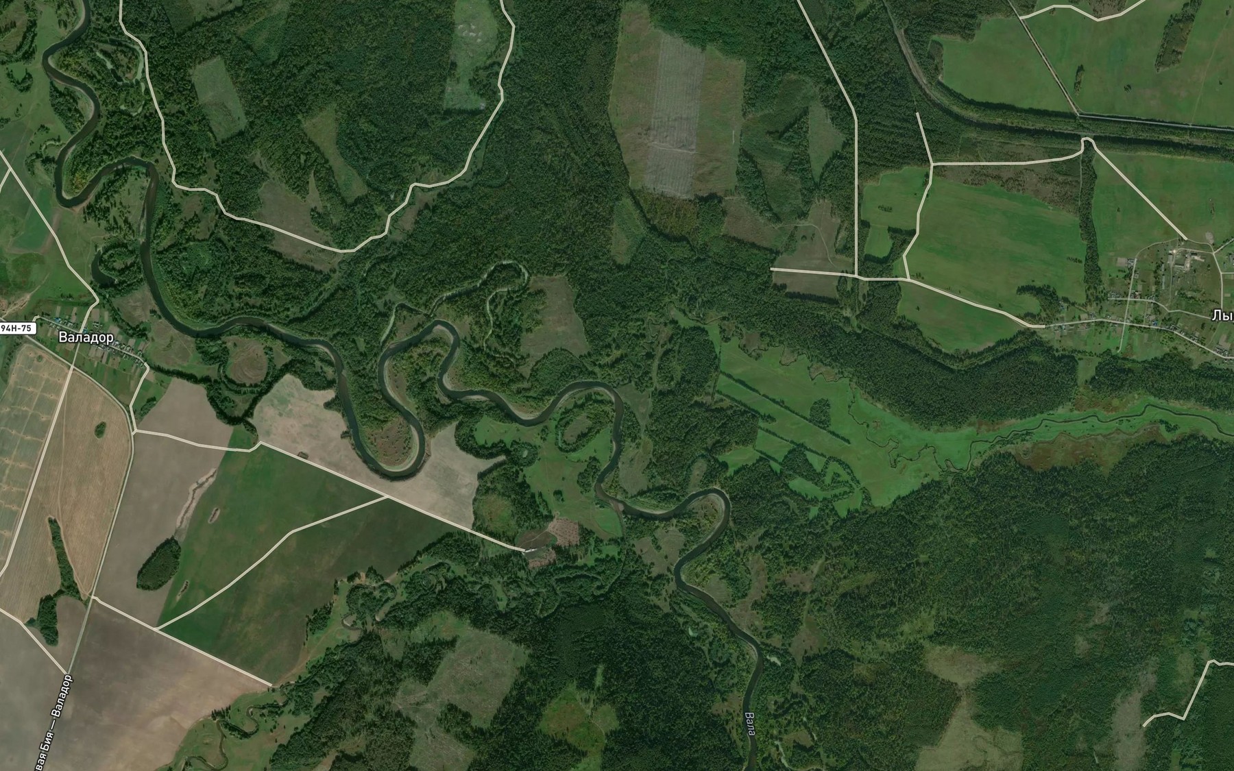 Satellite map of the Kakmozh