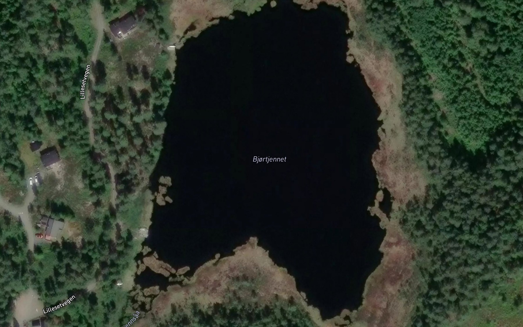 Satellite map of the Bjortjernet