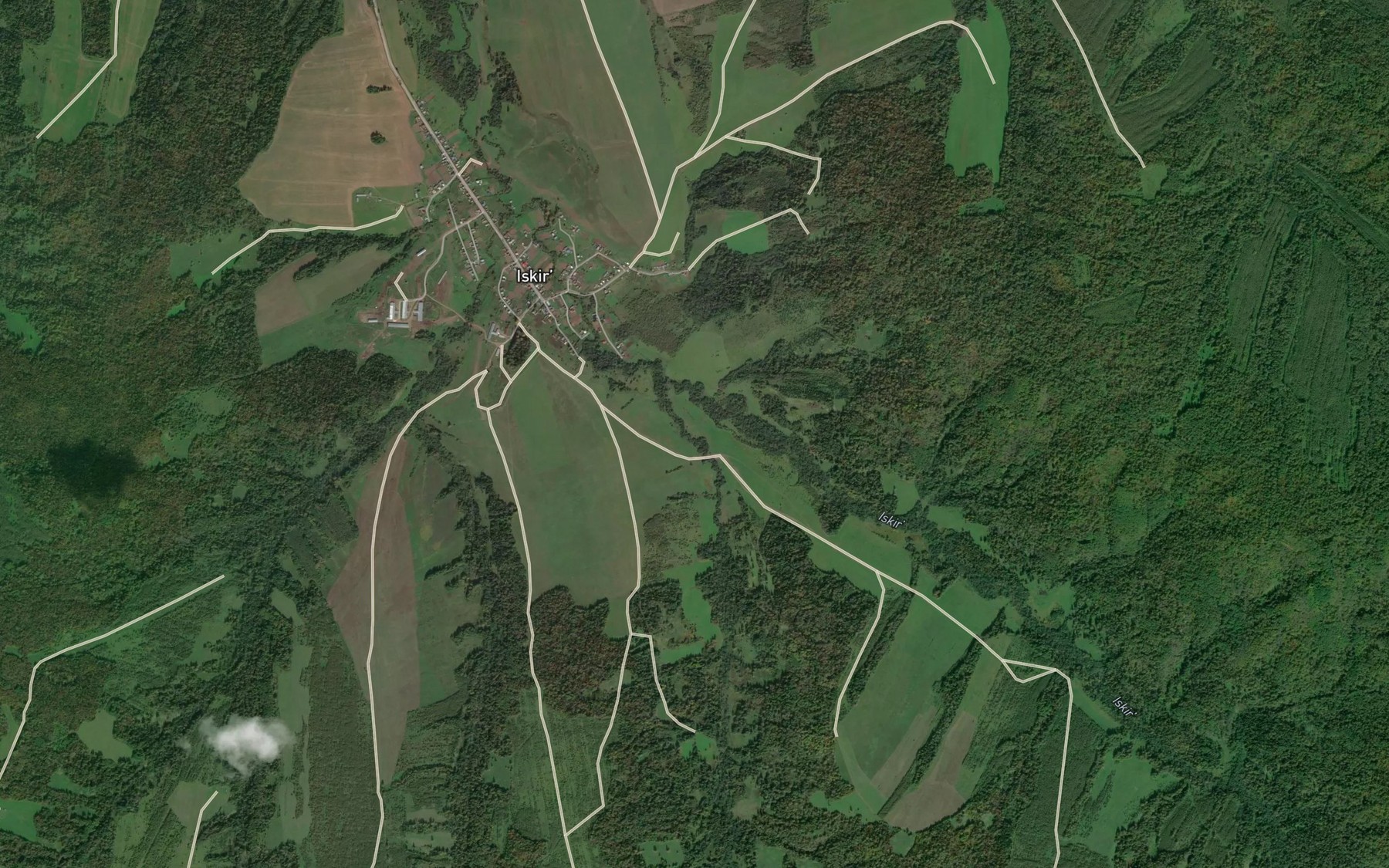 Satellite map of the Tulach