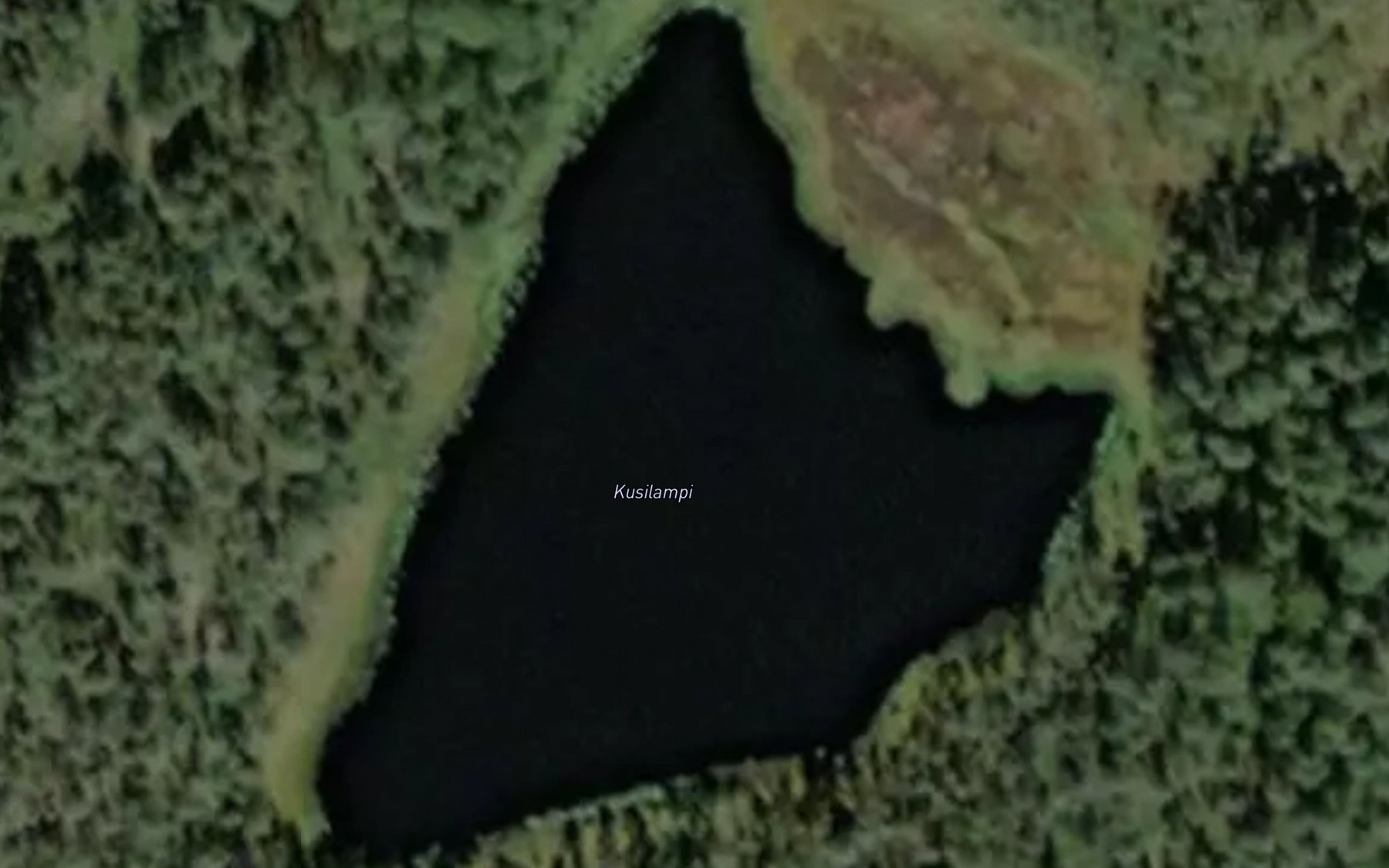 Satellite map of the Kusilampi