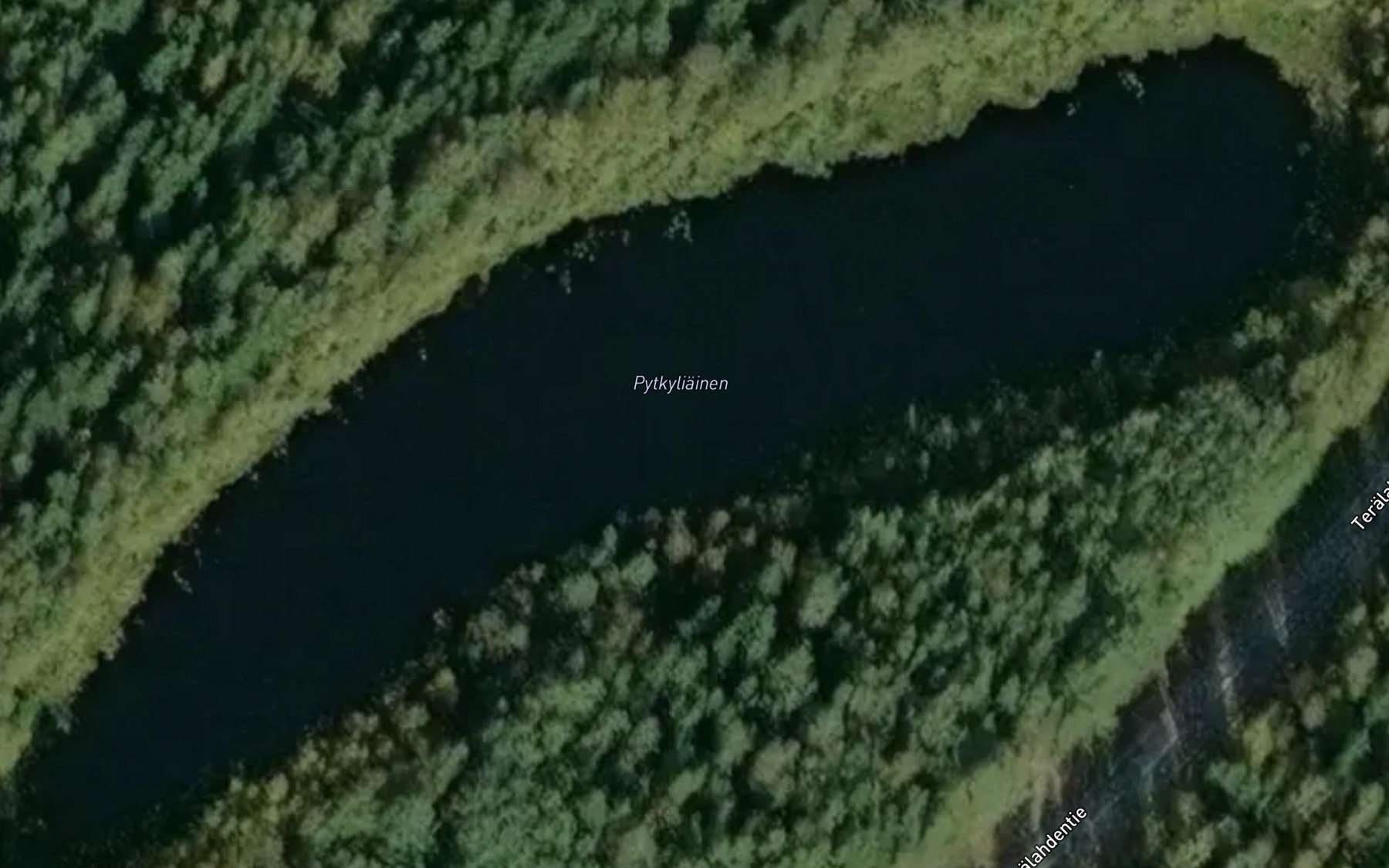 Satellite map of the Pytkyliainen